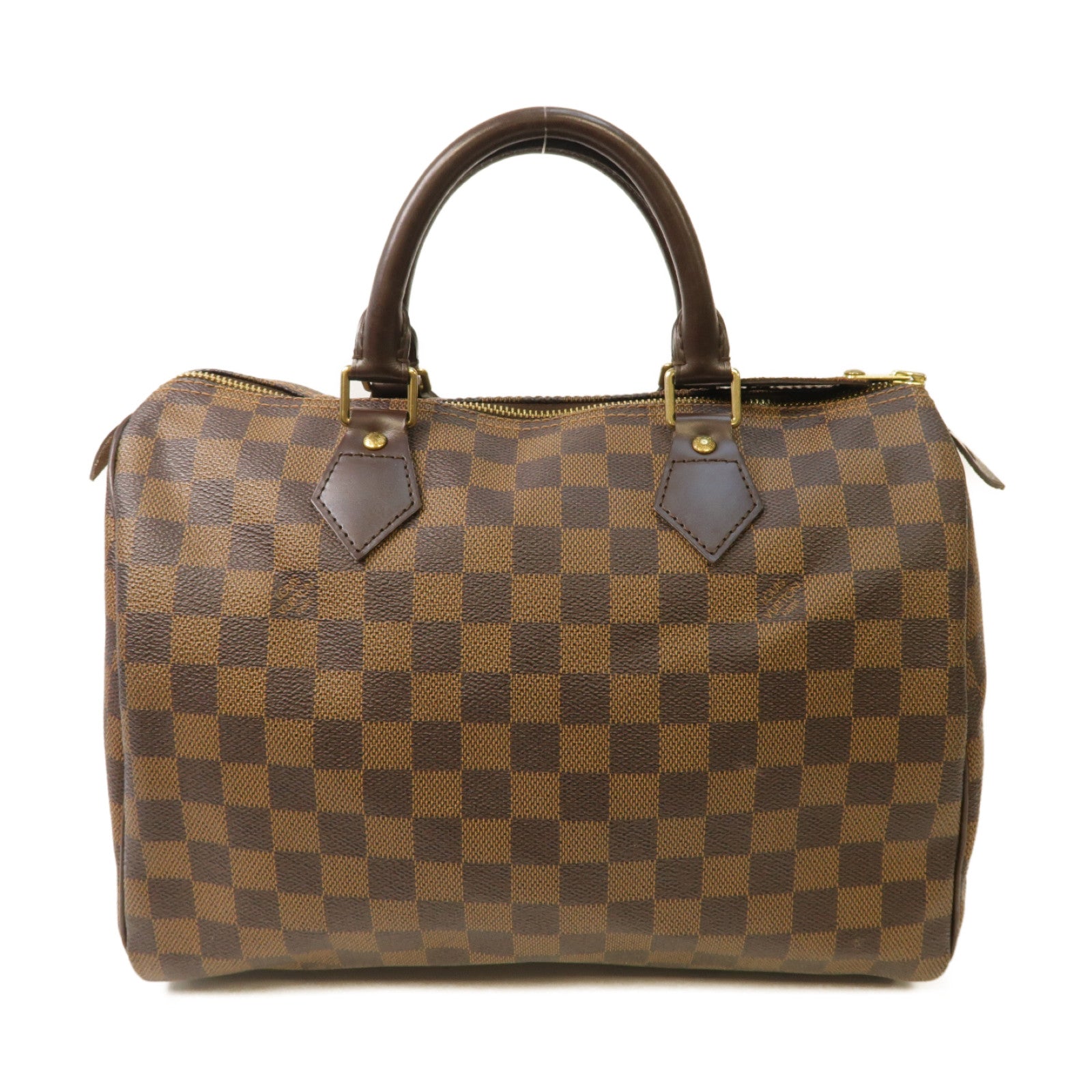 LOUIS VUITTON 【激減優惠】Damier Speedy 30金扣手挽袋啡色
