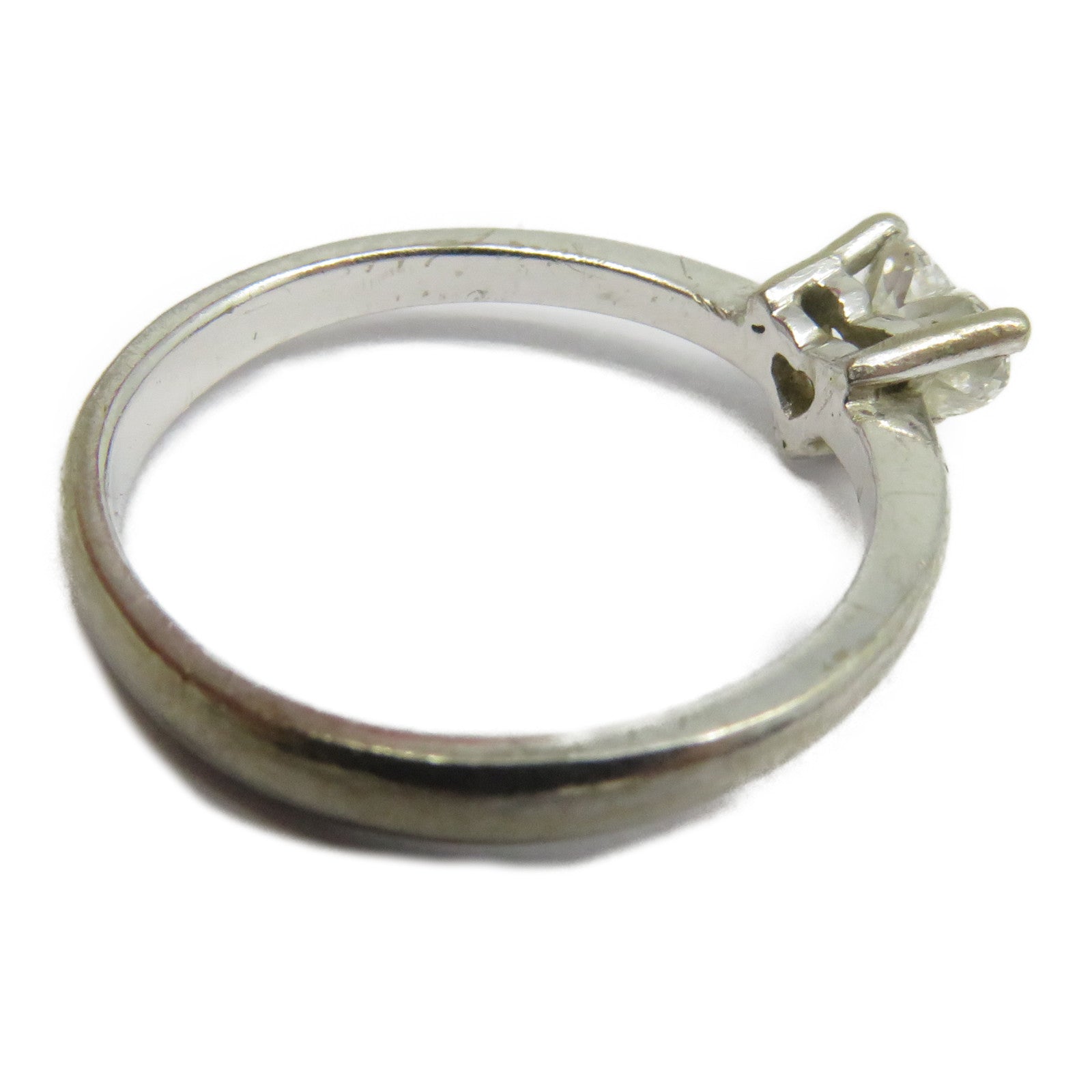 JEWELRY 【激減優惠】18K白金Ring鑽石戒指US#5