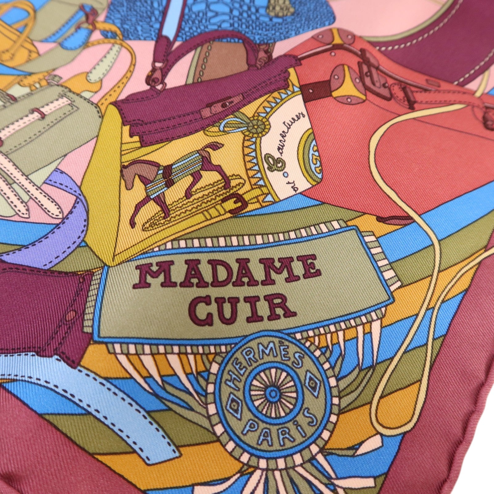 HERMES 絲質Scarf 40x40絲巾