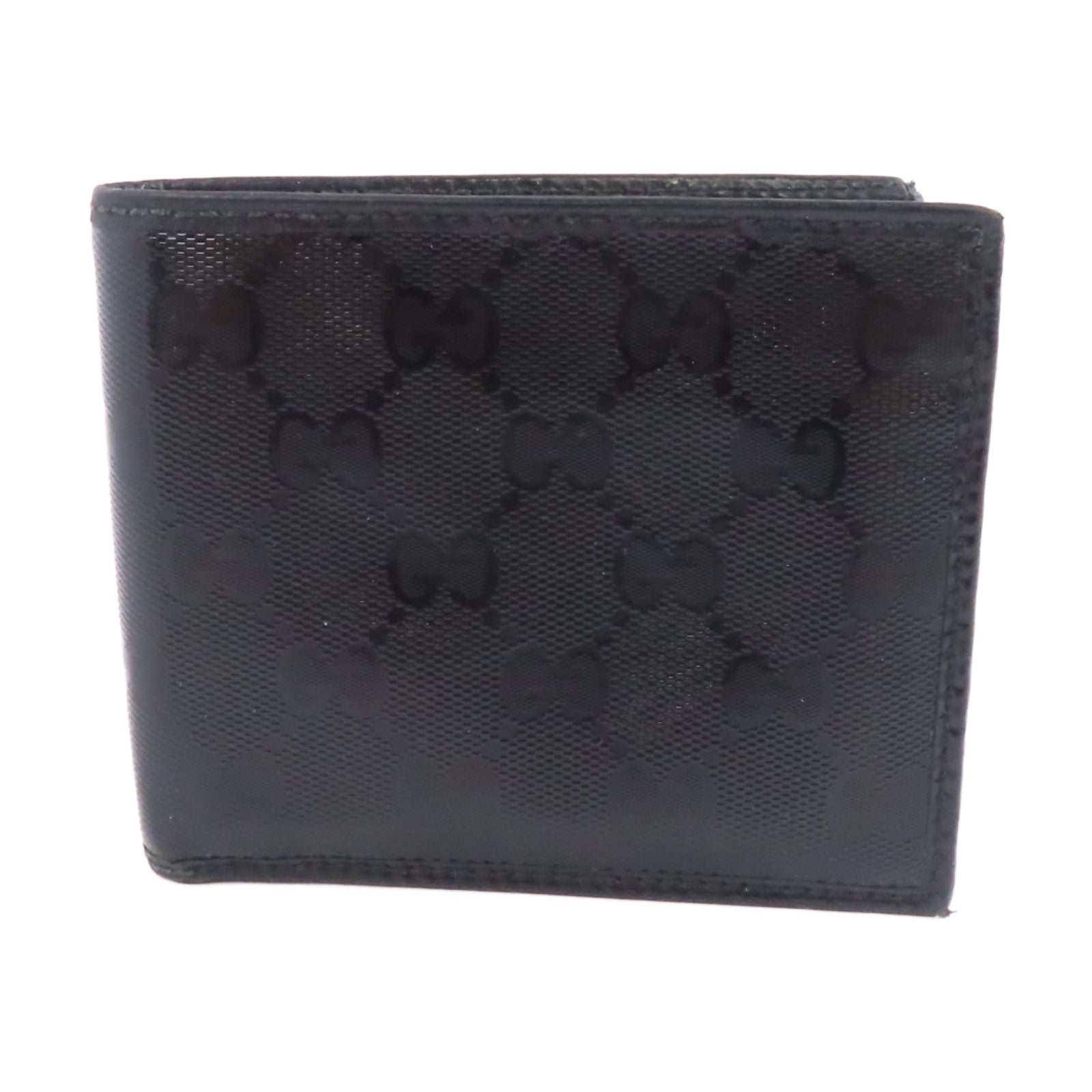 GUCCI 塗層帆布Wallet錢包黑色