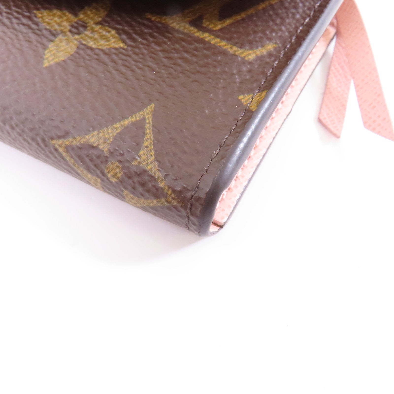LOUIS VUITTON Monogram Rosalie Coin Purse金扣零錢包啡色/粉紅色