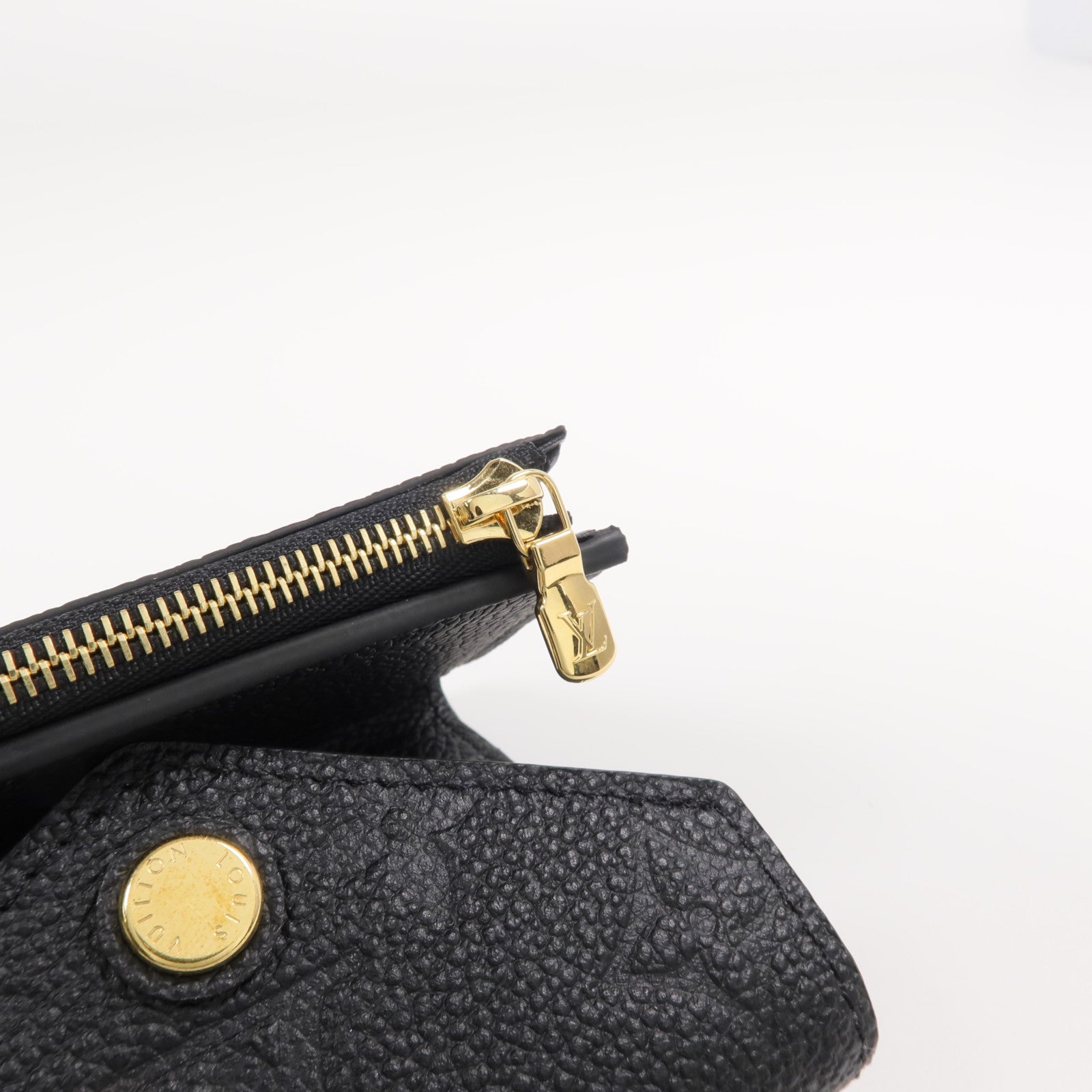 LOUIS VUITTON Monogram Empreinte Victorine Wallet金扣錢包