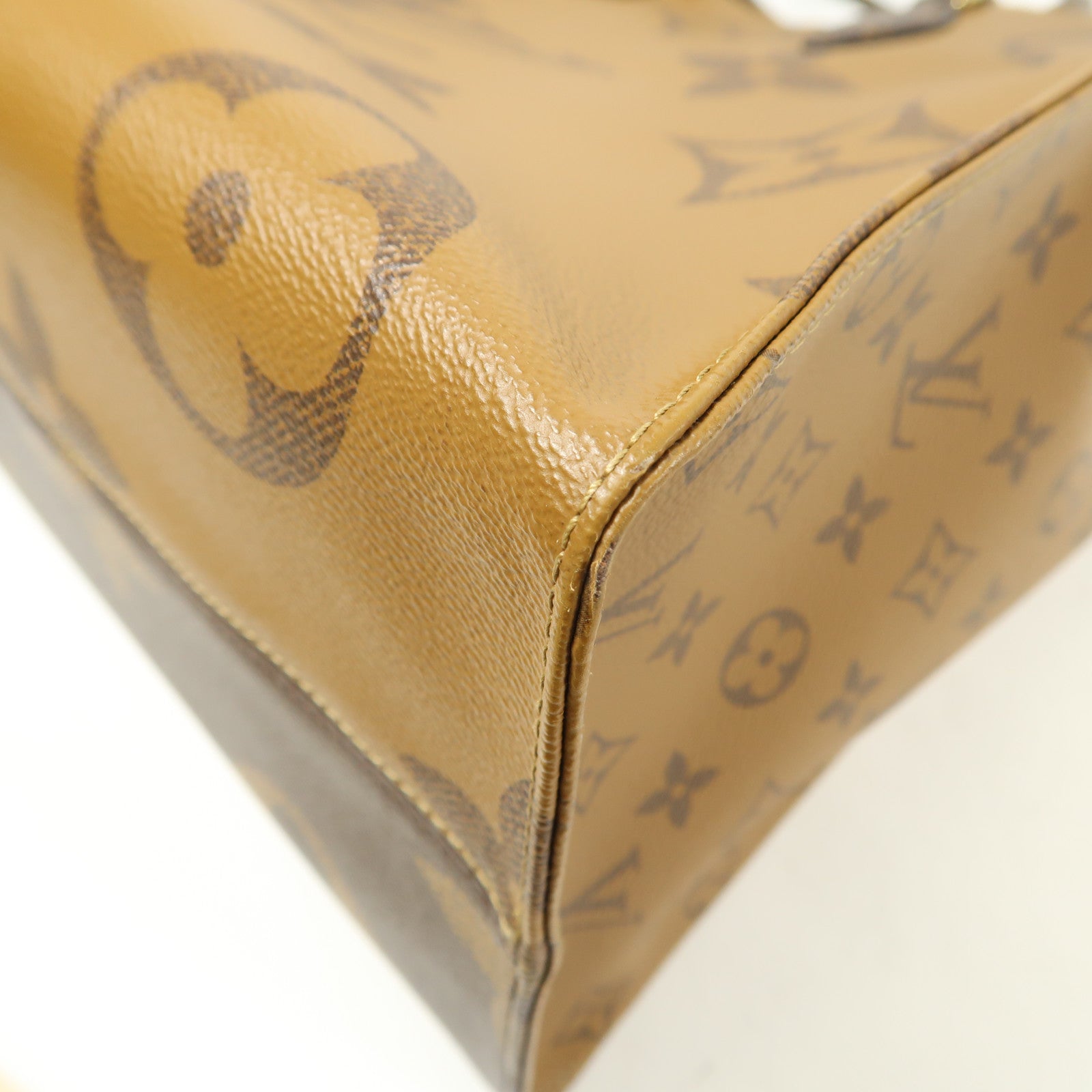 LOUIS VUITTON Monogram Giant OnTheGo GM金扣手挽肩背兩用袋