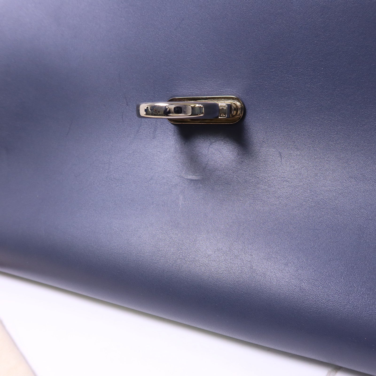 Salvatore Ferragamo 牛皮皮革2 Way Shoulder Bag銀扣手挽肩背兩用袋