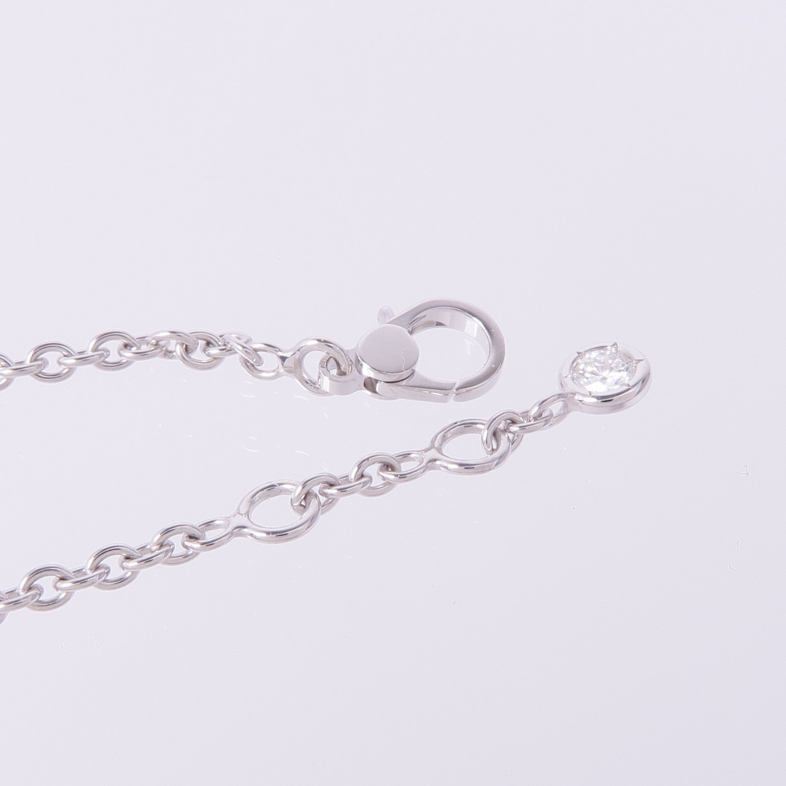 HERMES 18K白金Finesse Bracelet鑽石手鏈