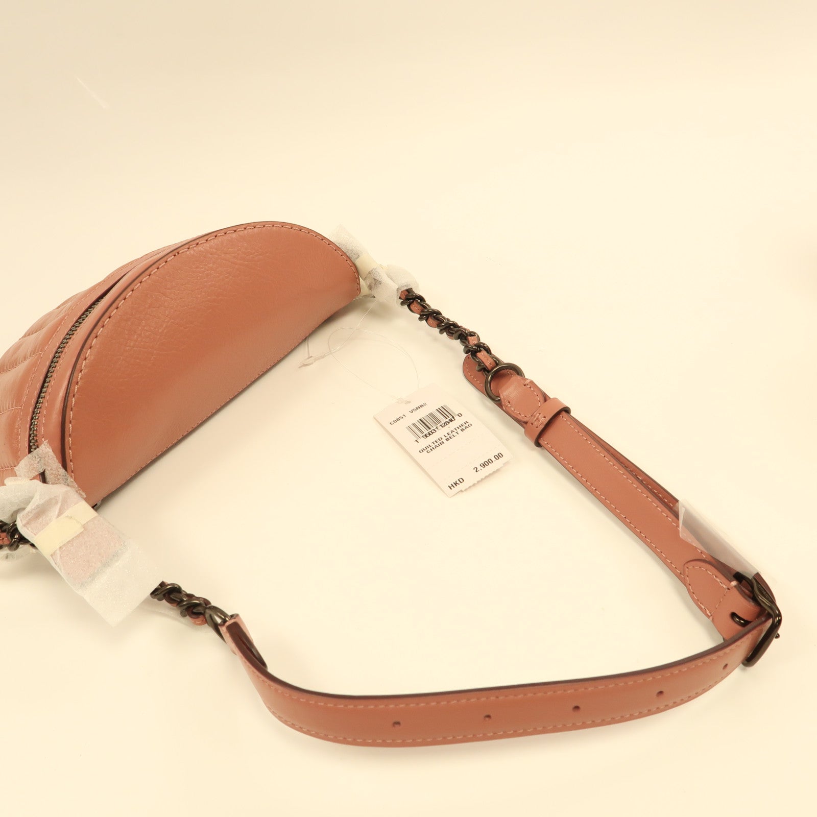 COACH 牛皮皮革Waist Bag腰包粉紅色