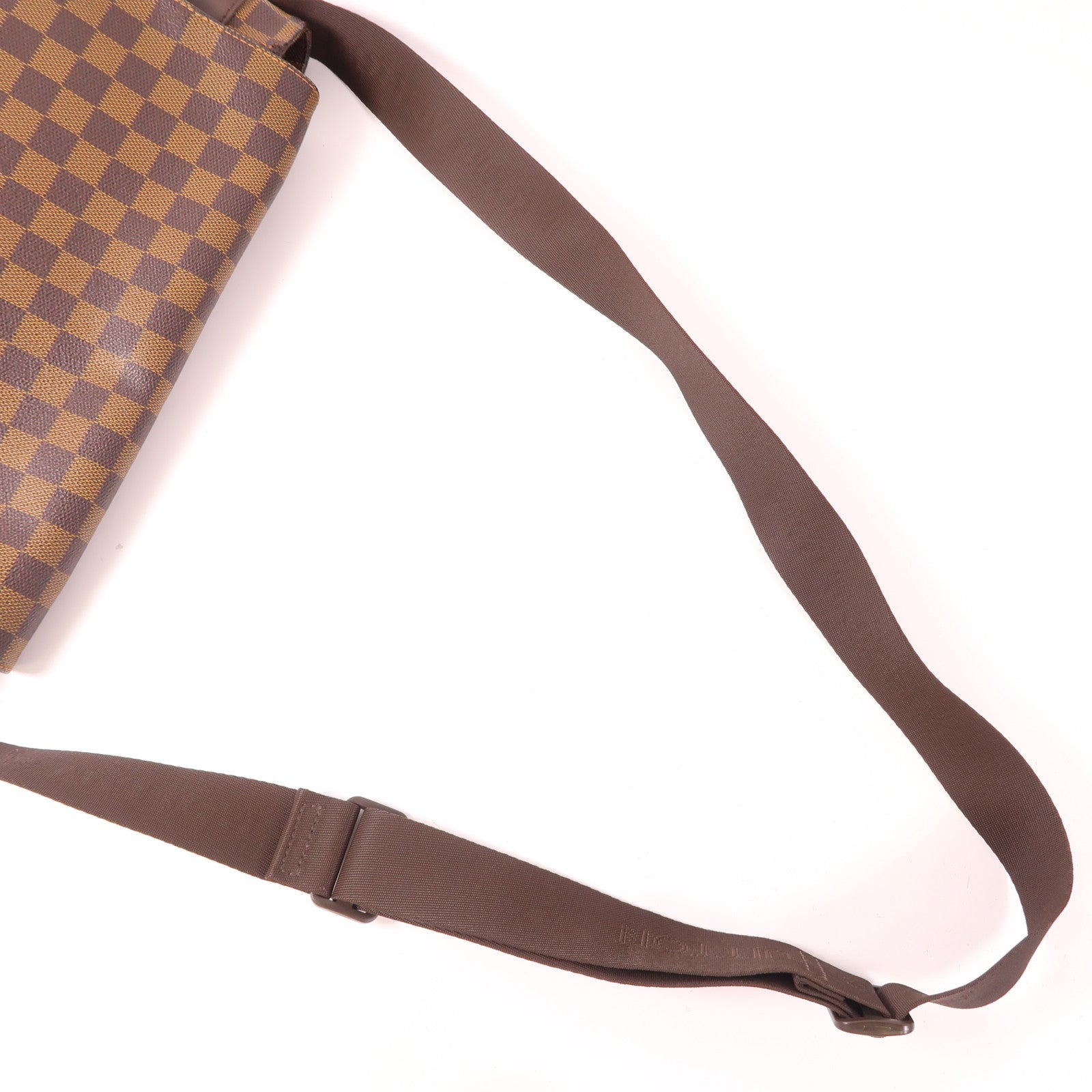 LOUIS VUITTON Damier Bastille金扣肩背袋