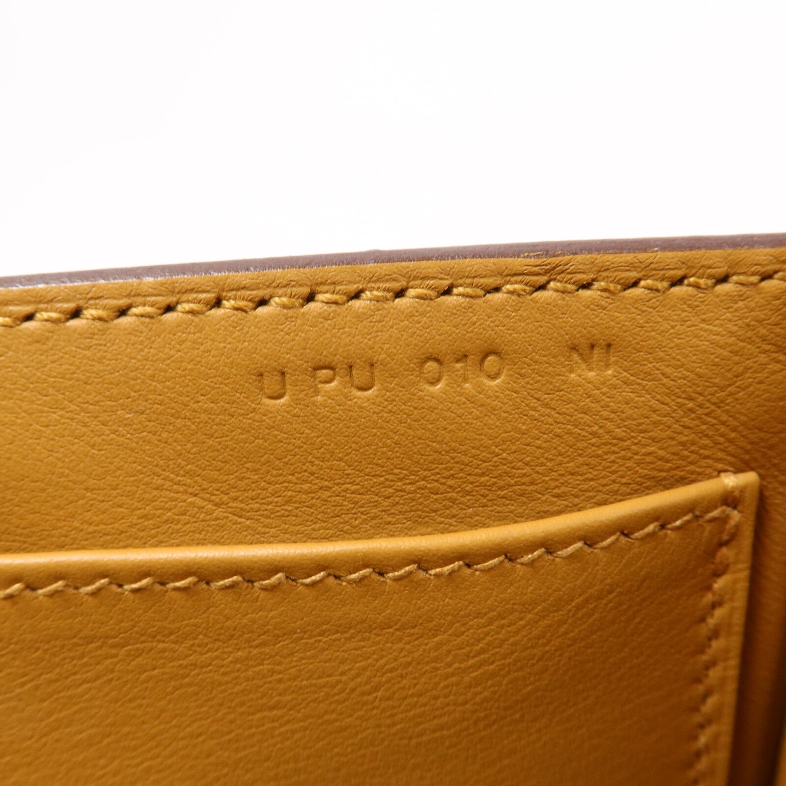 HERMES Chevre皮革Geta肩背袋Caramel