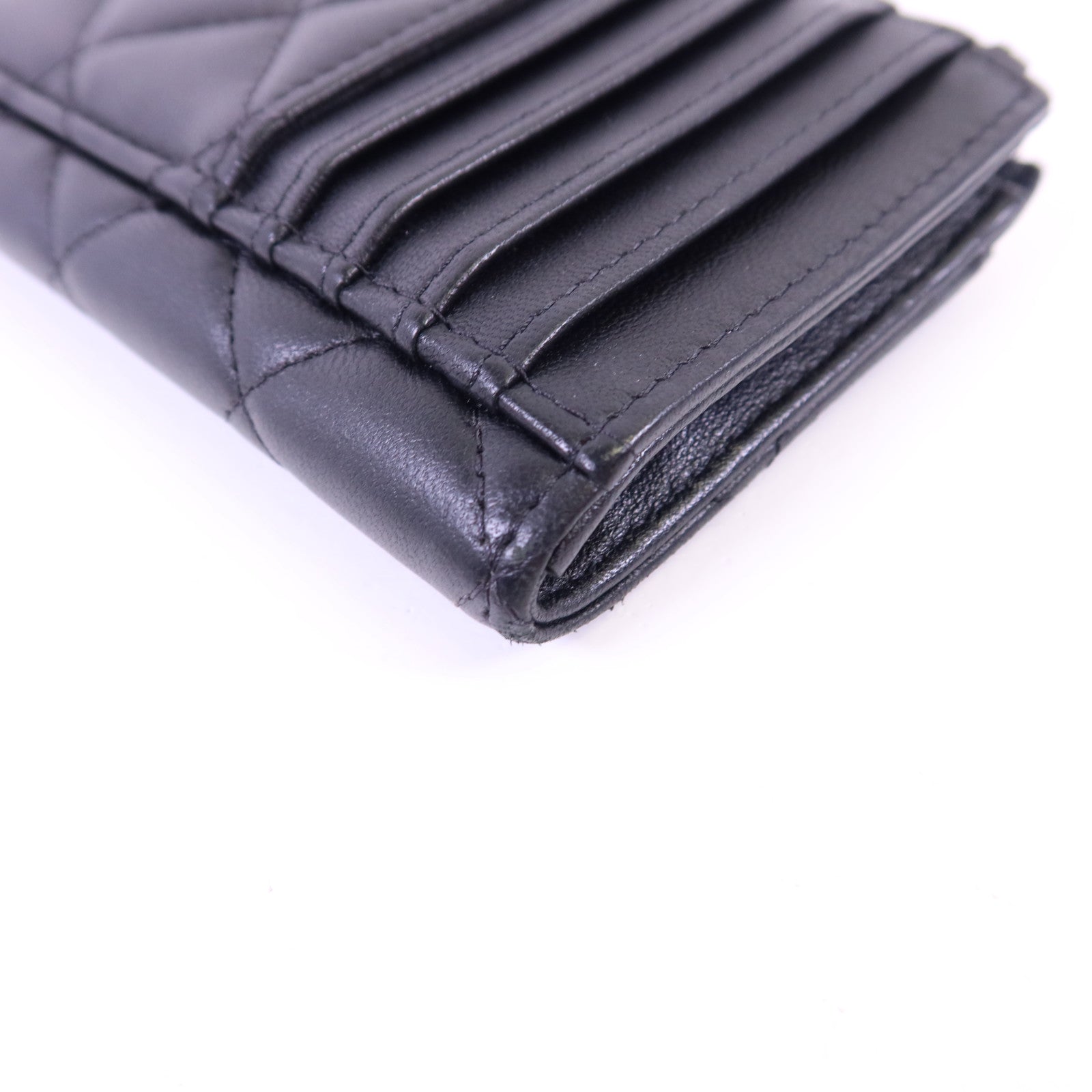 CHANEL 羊皮皮革Card Case金扣卡片套