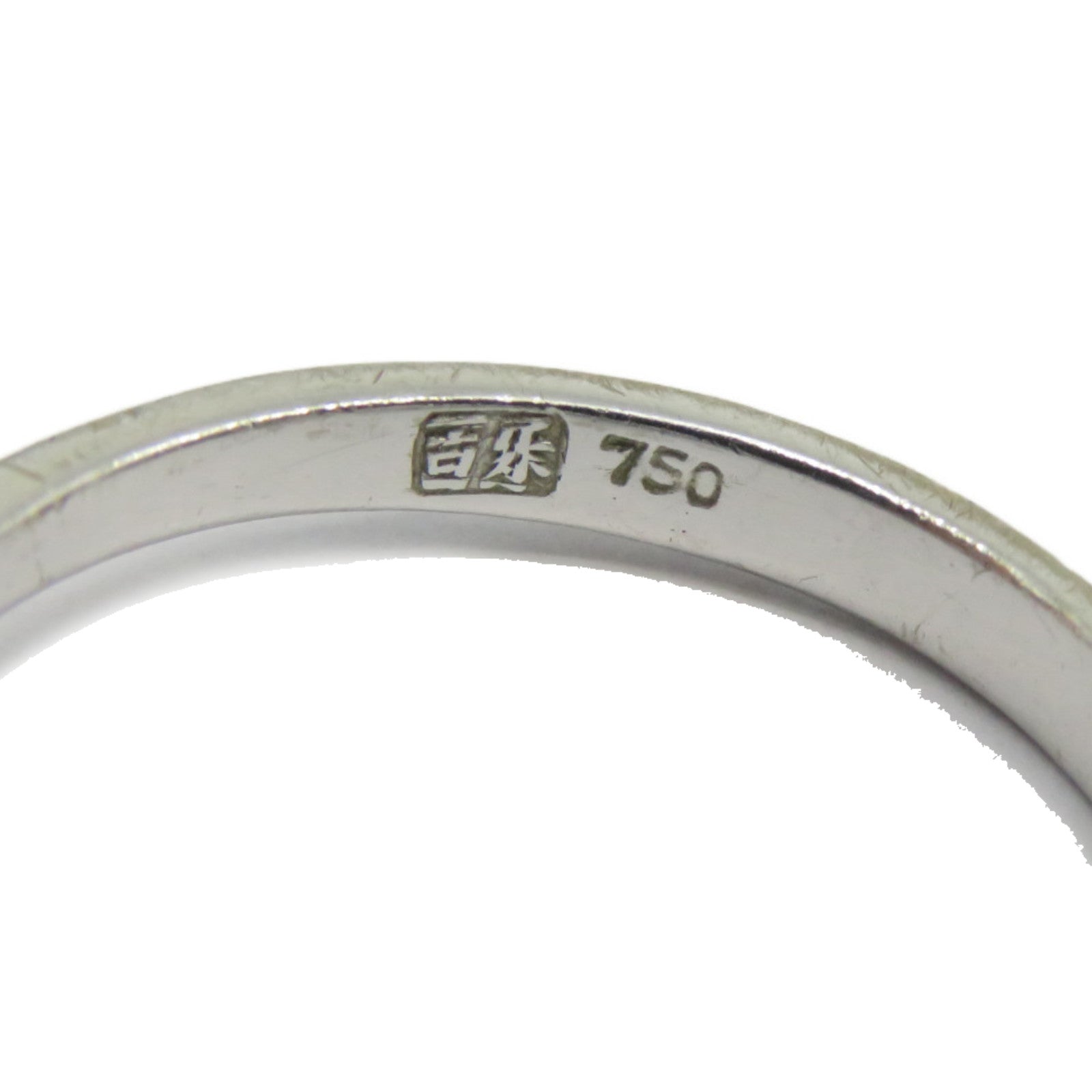 JEWELRY 【激減優惠】18K白金Ring鑽石戒指US#5
