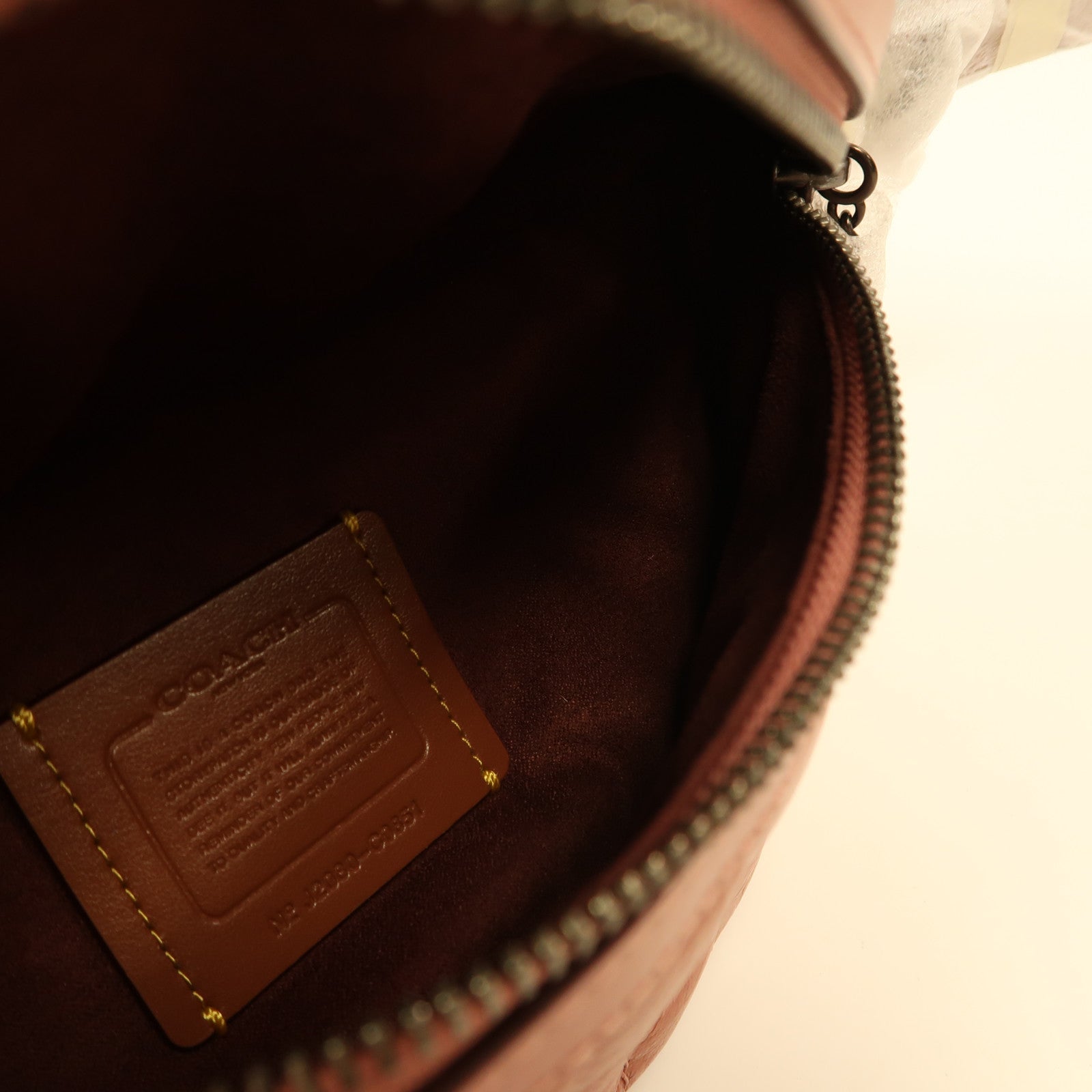 COACH 牛皮皮革Waist Bag腰包粉紅色