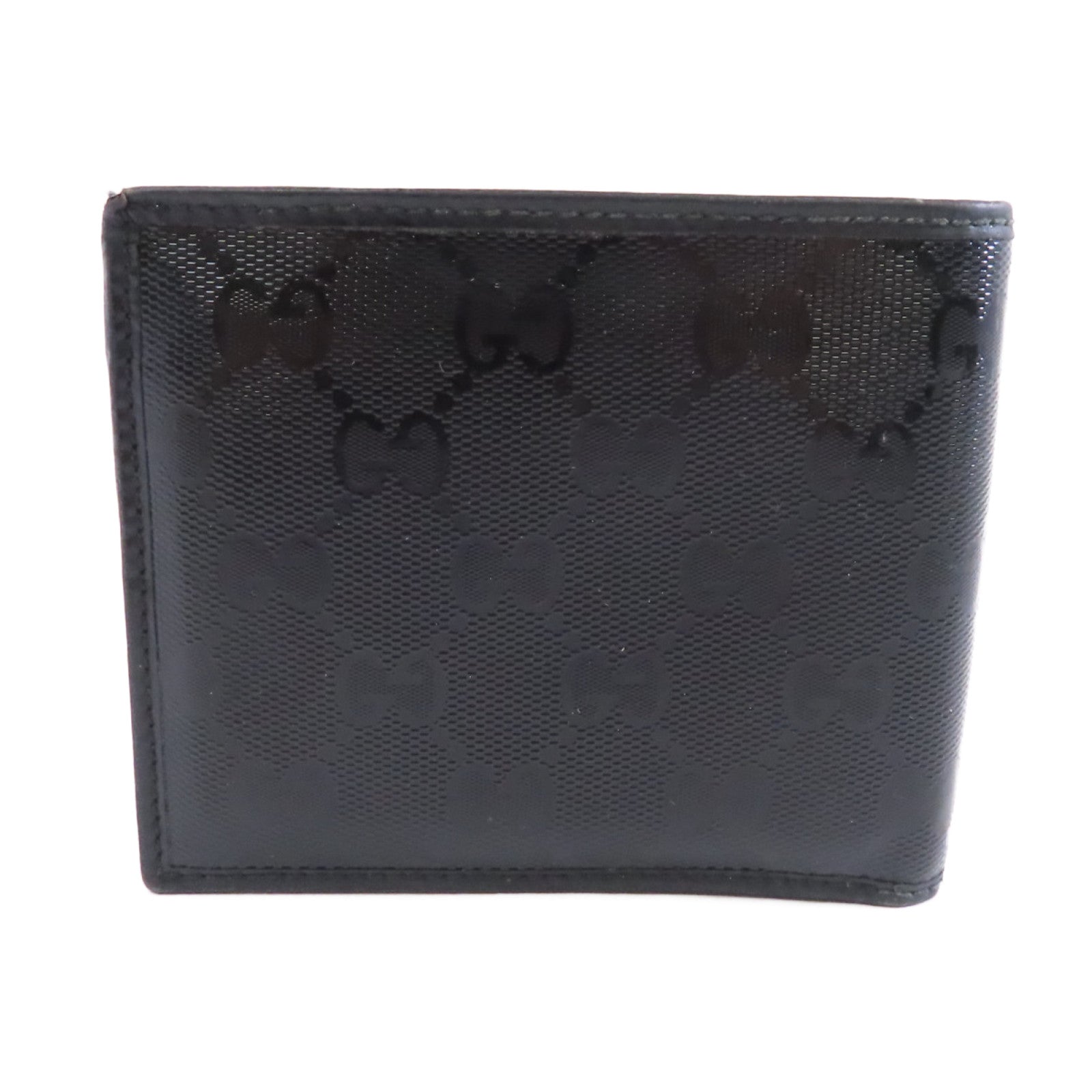 GUCCI 塗層帆布Wallet錢包黑色