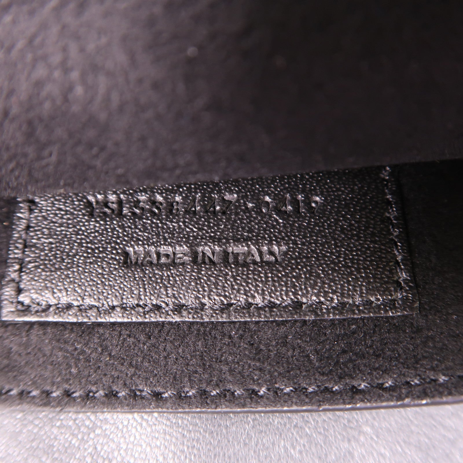 SAINT LAURENT 羊皮皮革Teddy銀扣肩背袋