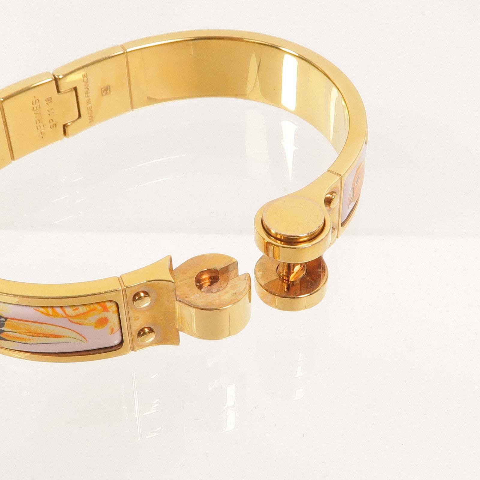 HERMES 金屬Charniere Bracelet手鐲