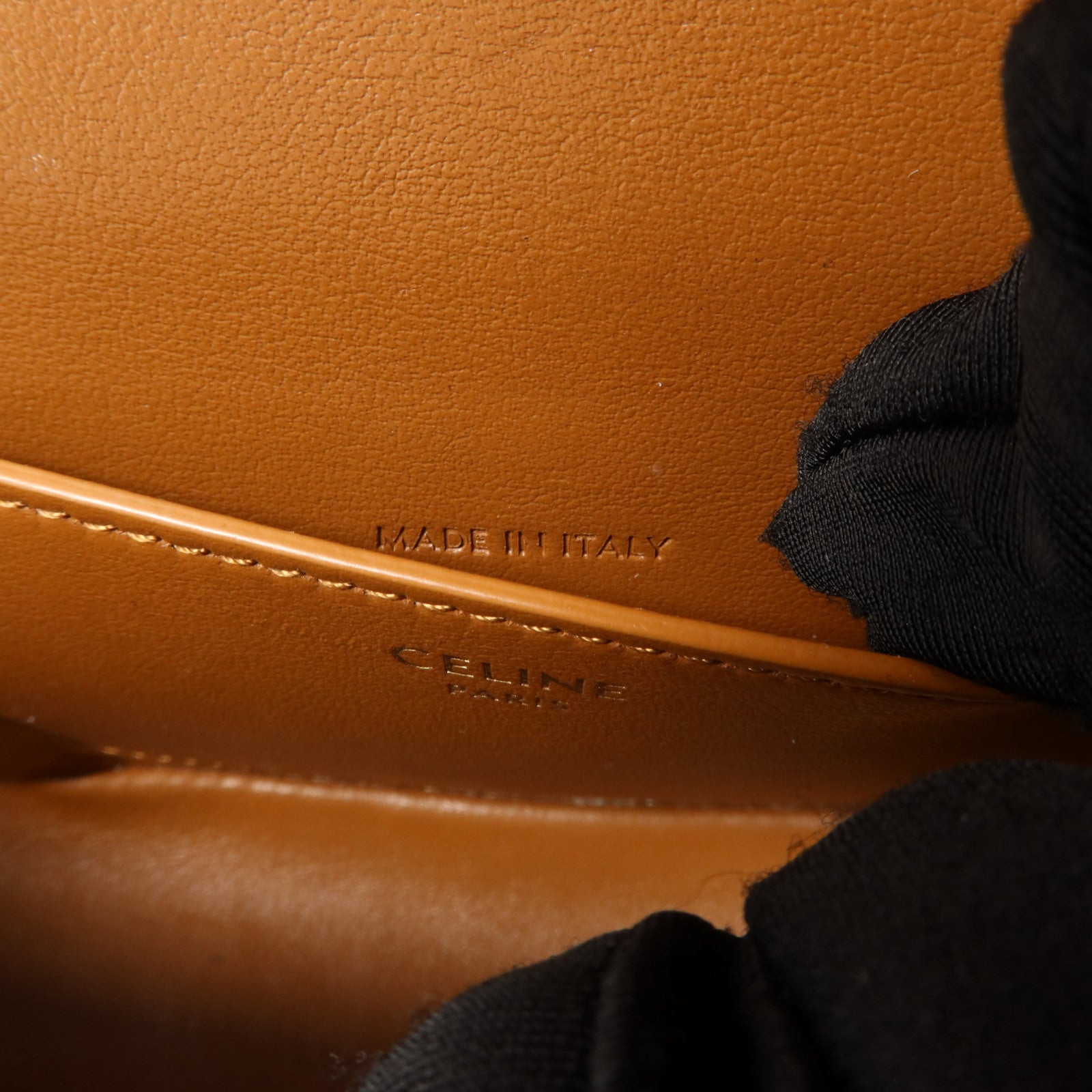 CELINE 牛皮皮革2 Way Shoulder Bag金扣手挽肩背兩用袋