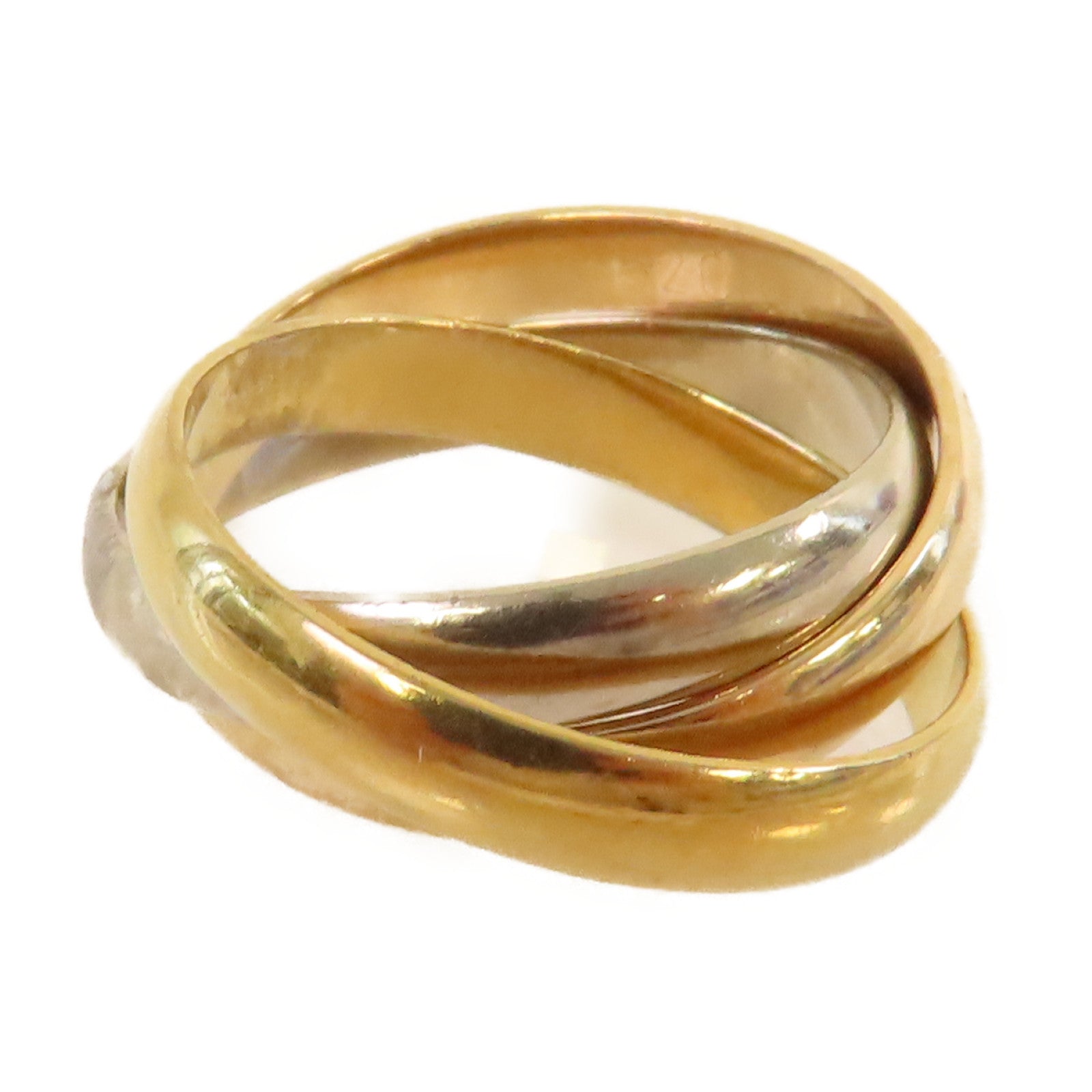 CARTIER **【激減優惠】18K玫瑰金/黃金/白金Trinity Ring戒指#53/US#5.75