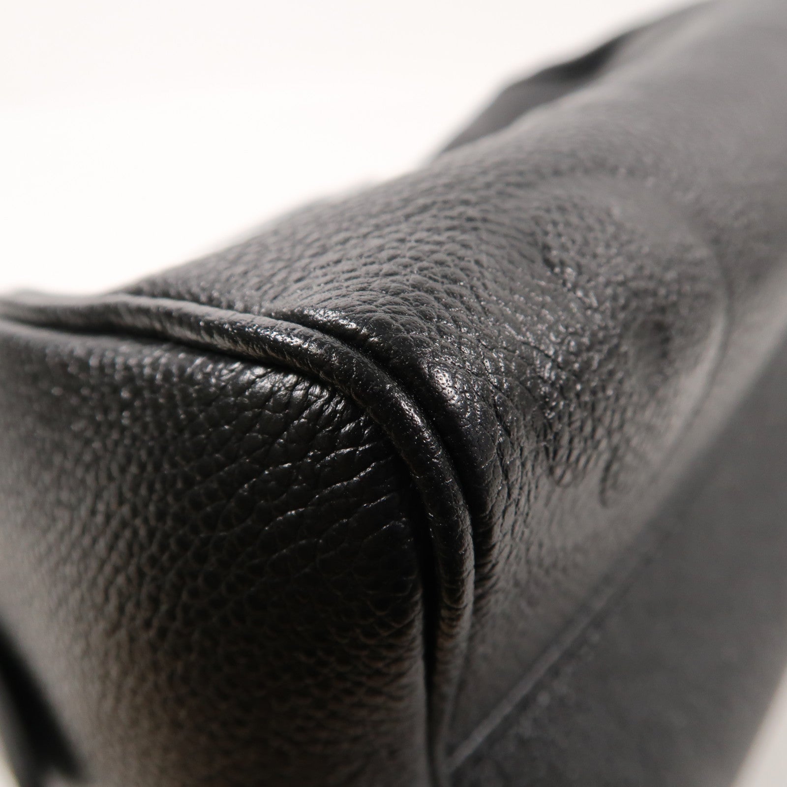 LOUIS VUITTON Monogram Empreinte Speedy Bandouliere 20金扣手挽肩背兩用袋黑色