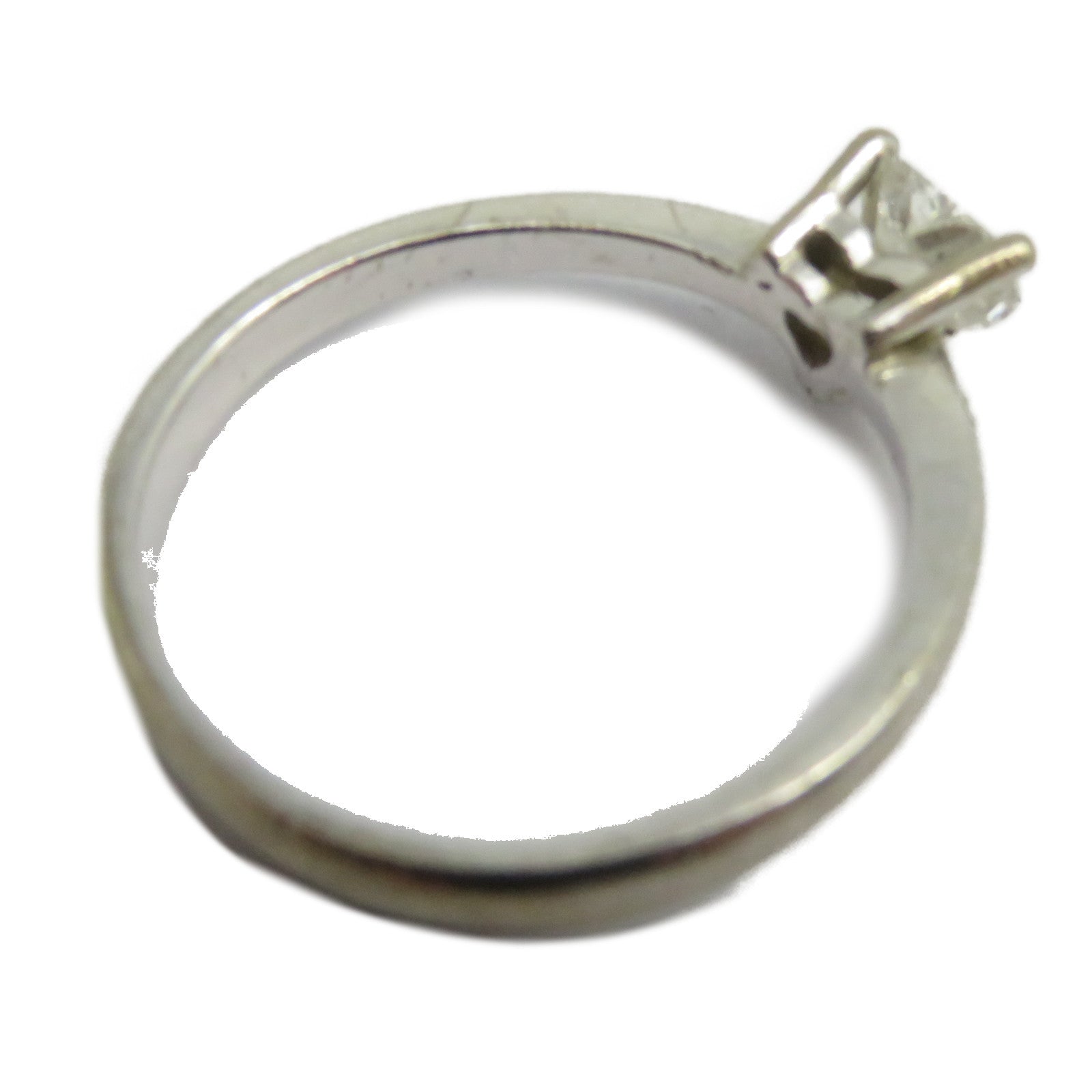 JEWELRY 【激減優惠】18K白金Ring鑽石戒指US#5