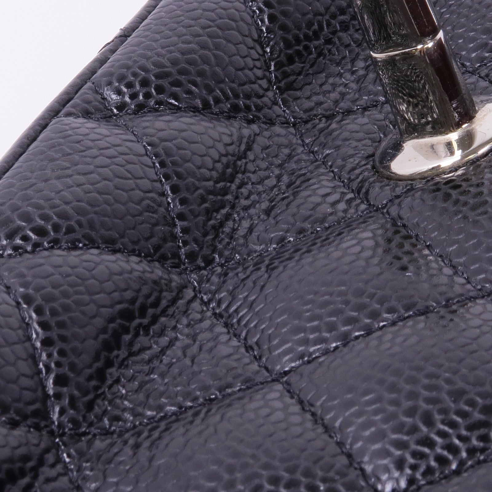 CHANEL 牛皮皮革Classic 25銀扣鏈帶肩背袋