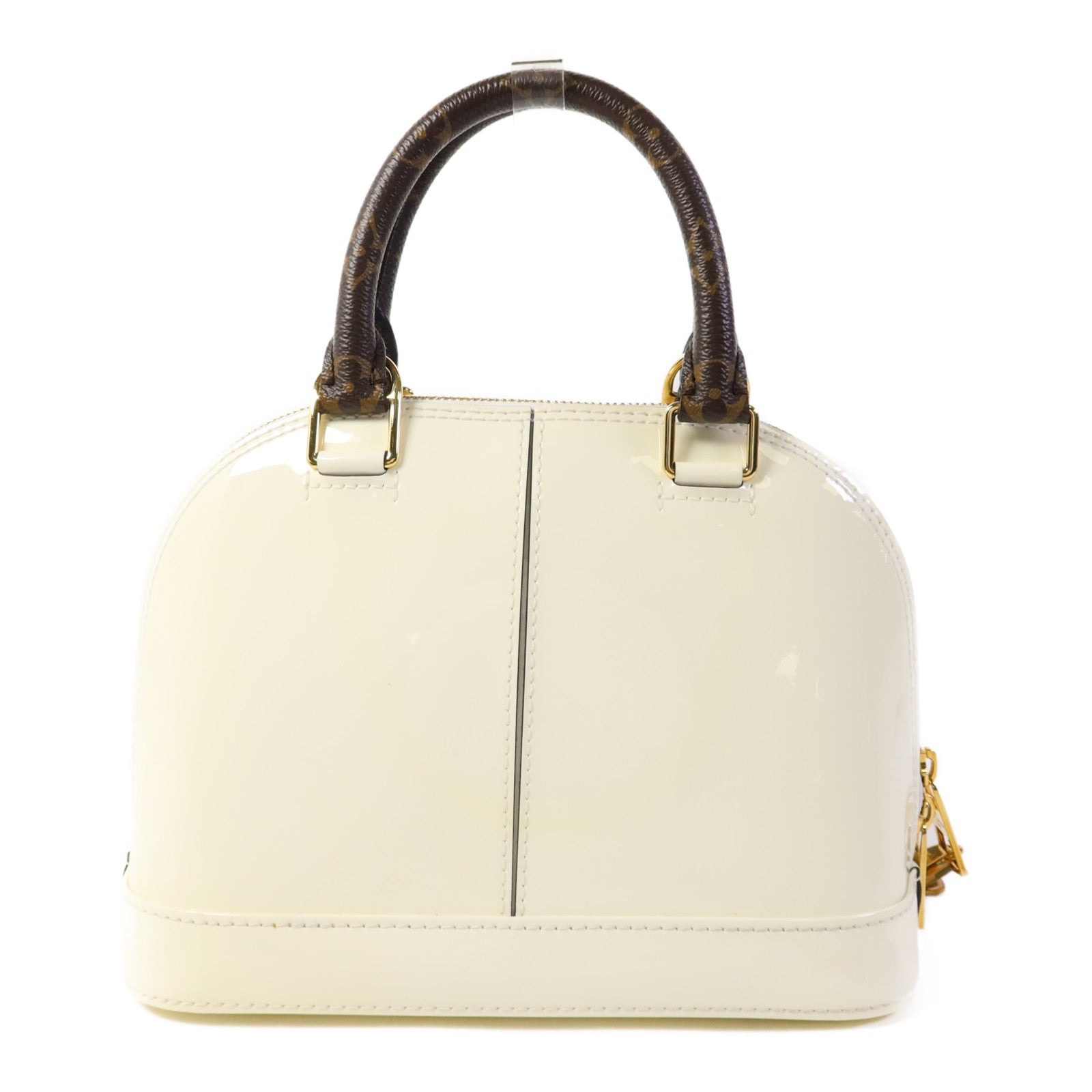 LOUIS VUITTON Vernis Alma BB金扣手挽肩背兩用袋