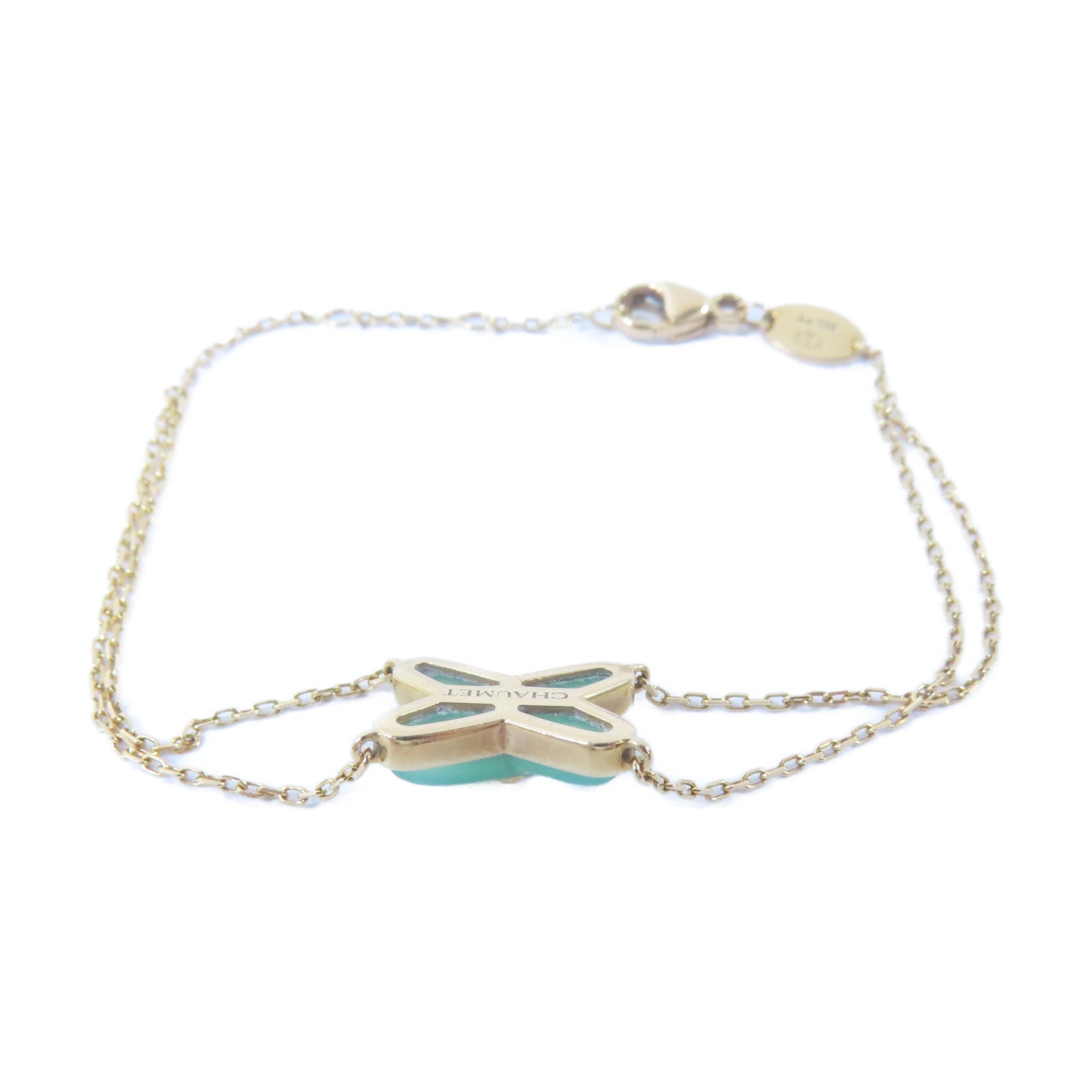 Chaumet 【激減優惠】18K玫瑰金Liens Bracelet手鏈綠色