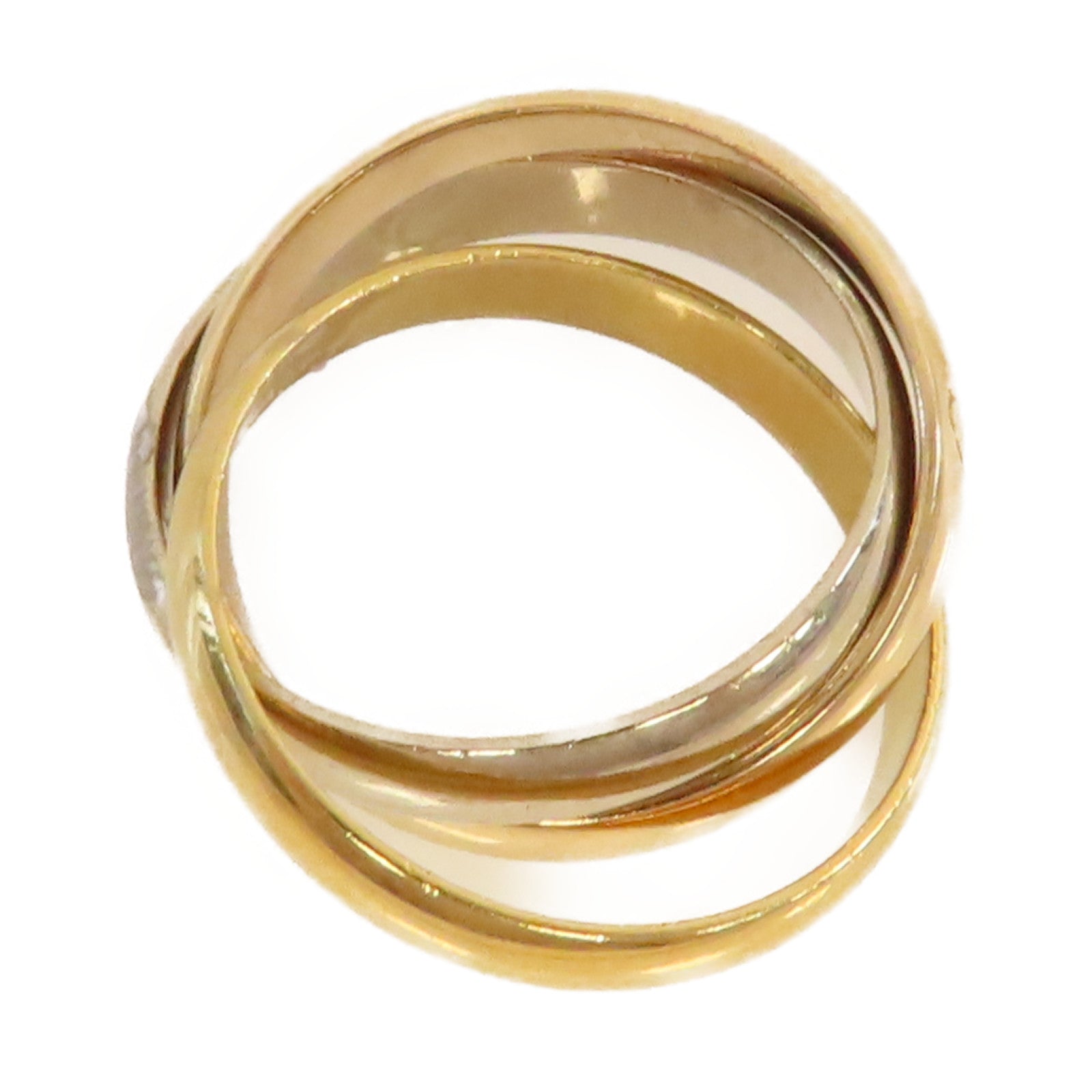 CARTIER **【激減優惠】18K玫瑰金/黃金/白金Trinity Ring戒指#53/US#5.75