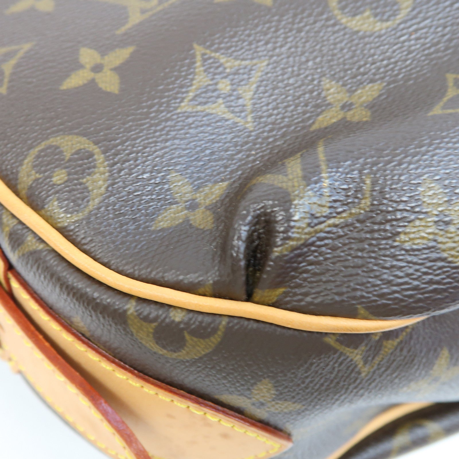 LOUIS VUITTON Monogram Tulum GM金扣肩背袋啡色