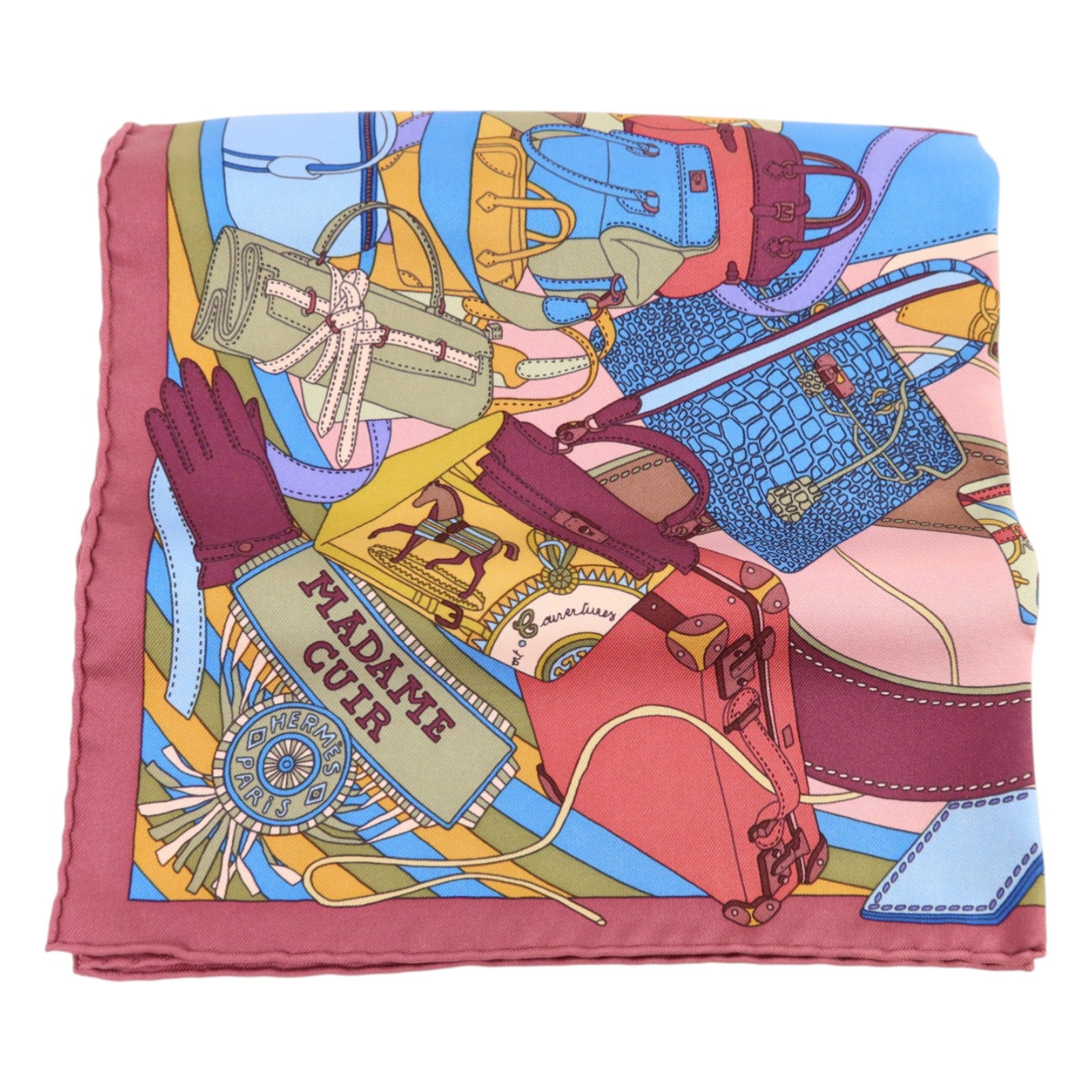 HERMES 絲質Scarf 40x40絲巾