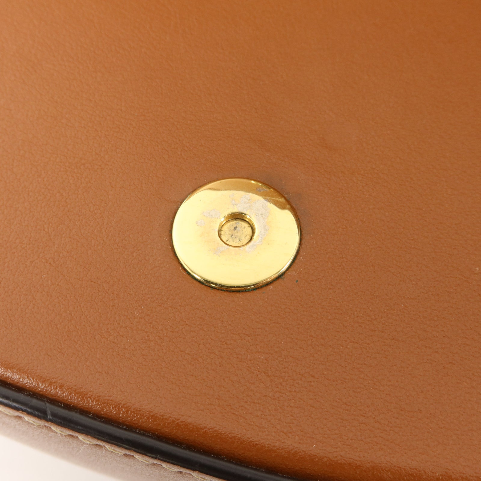 CELINE 牛皮皮革2 Way Shoulder Bag金扣手挽肩背兩用袋