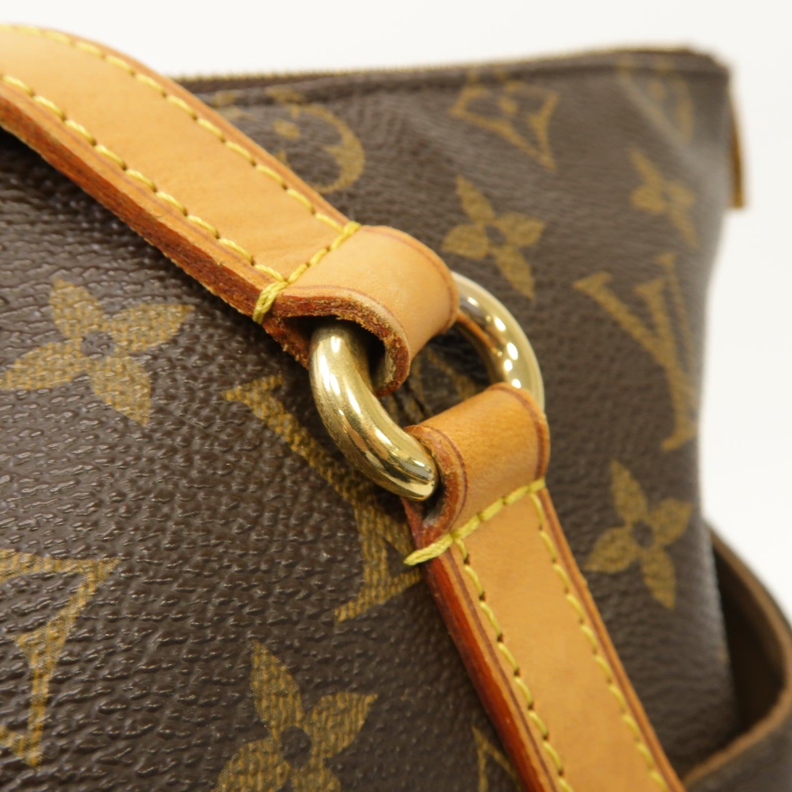 LOUIS VUITTON Monogram Totally PM金扣肩背袋啡色