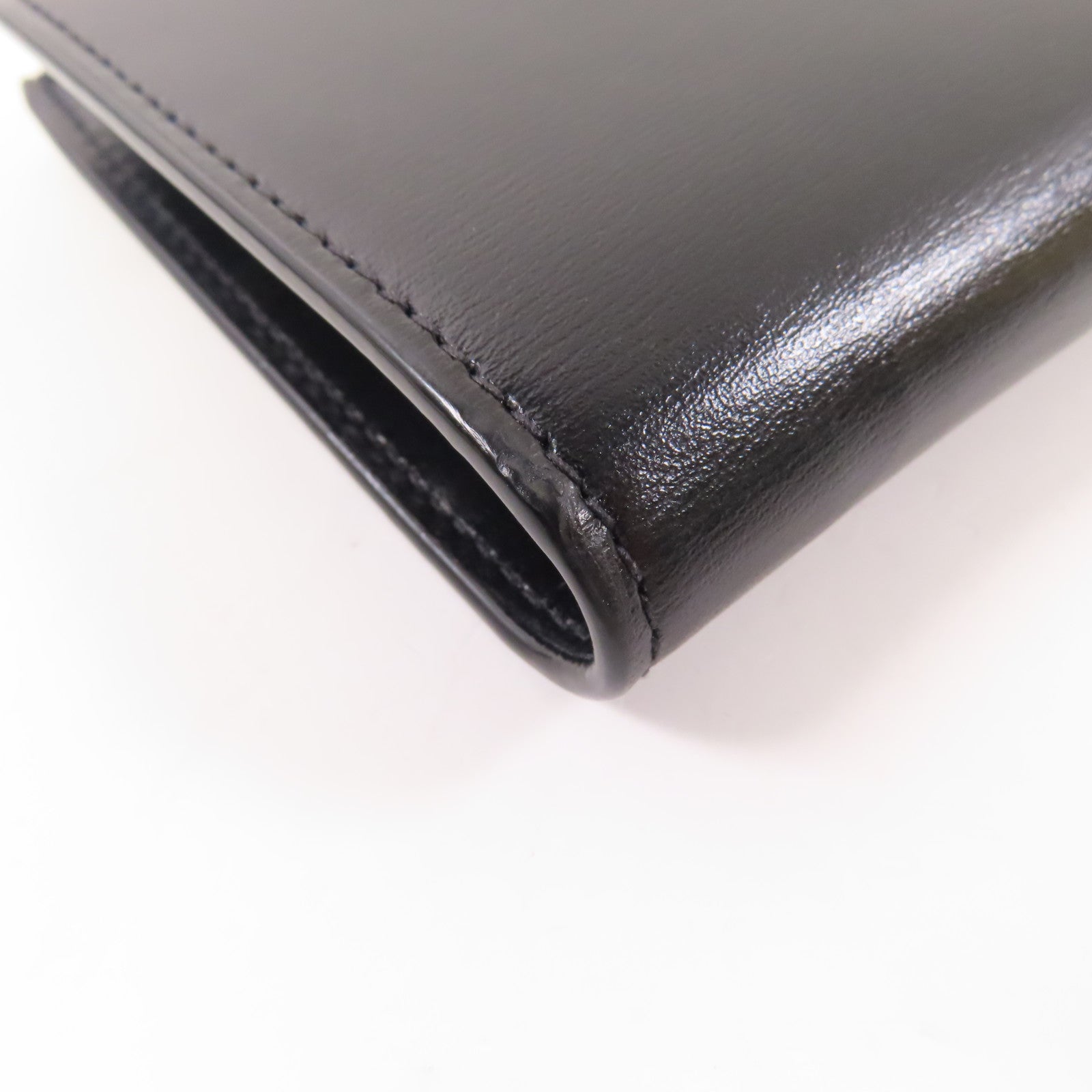 SAINT LAURENT 牛皮皮革Wallet金扣錢包