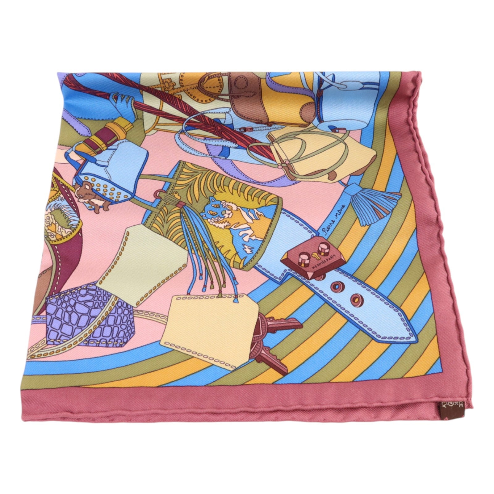 HERMES 絲質Scarf 40x40絲巾