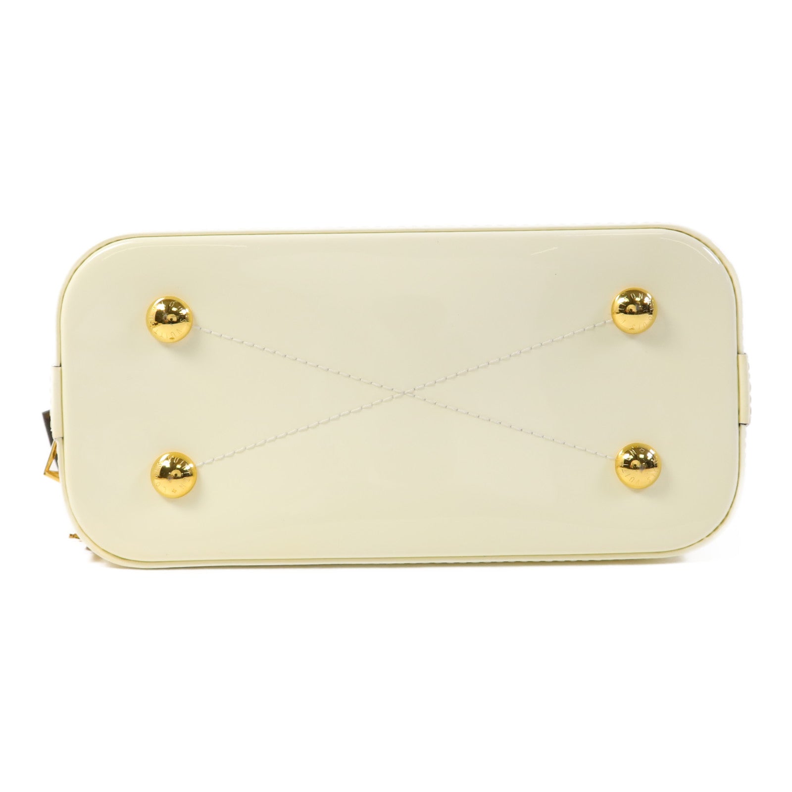 LOUIS VUITTON Vernis Alma BB金扣手挽肩背兩用袋