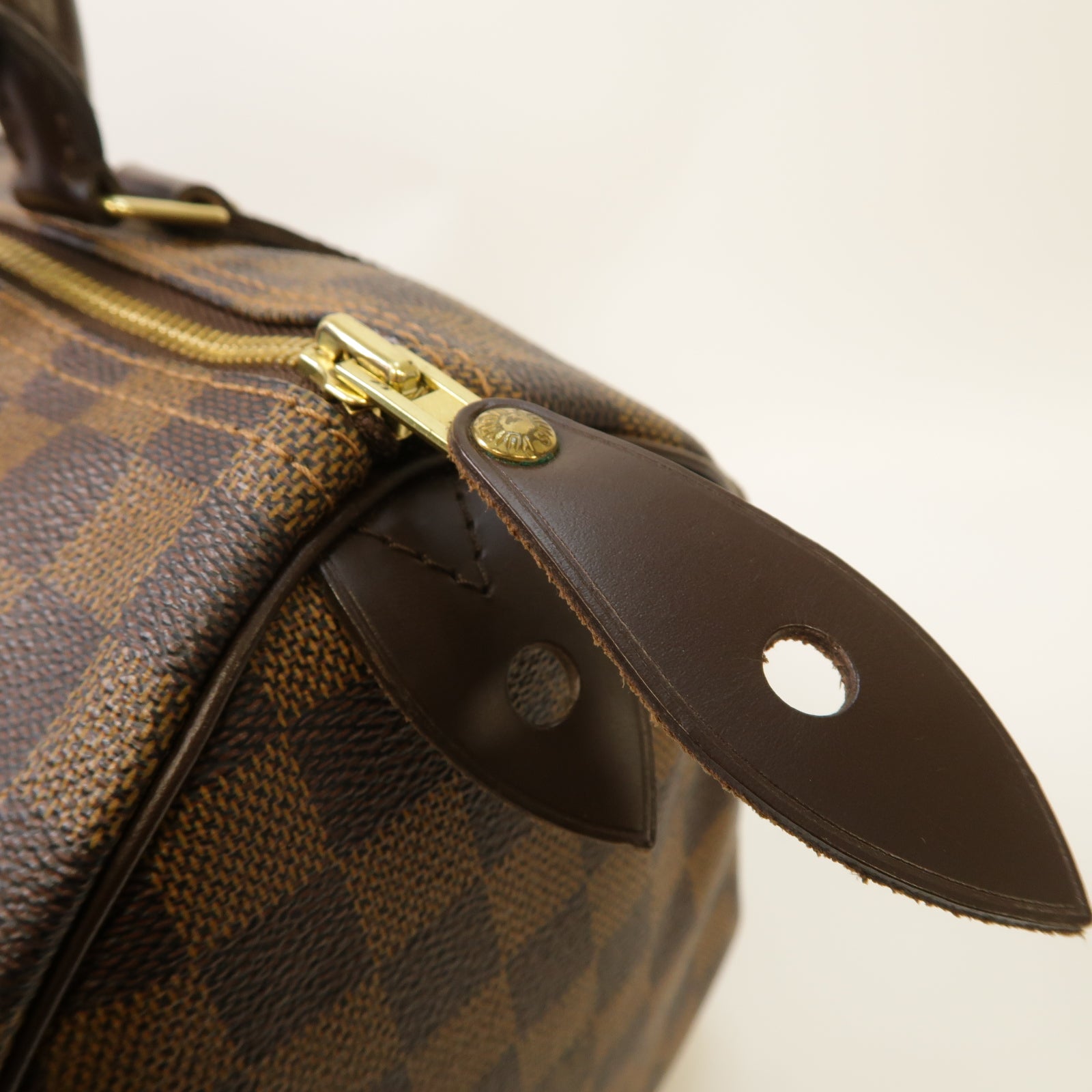 LOUIS VUITTON 【激減優惠】Damier Speedy 30金扣手挽袋啡色
