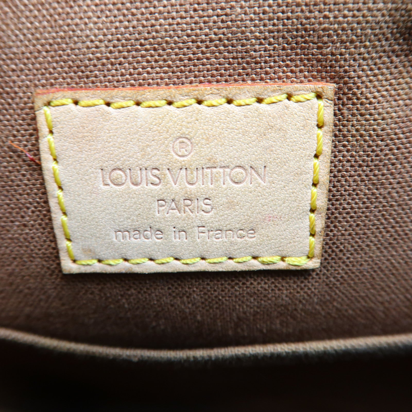LOUIS VUITTON Monogram Tulum GM金扣肩背袋啡色