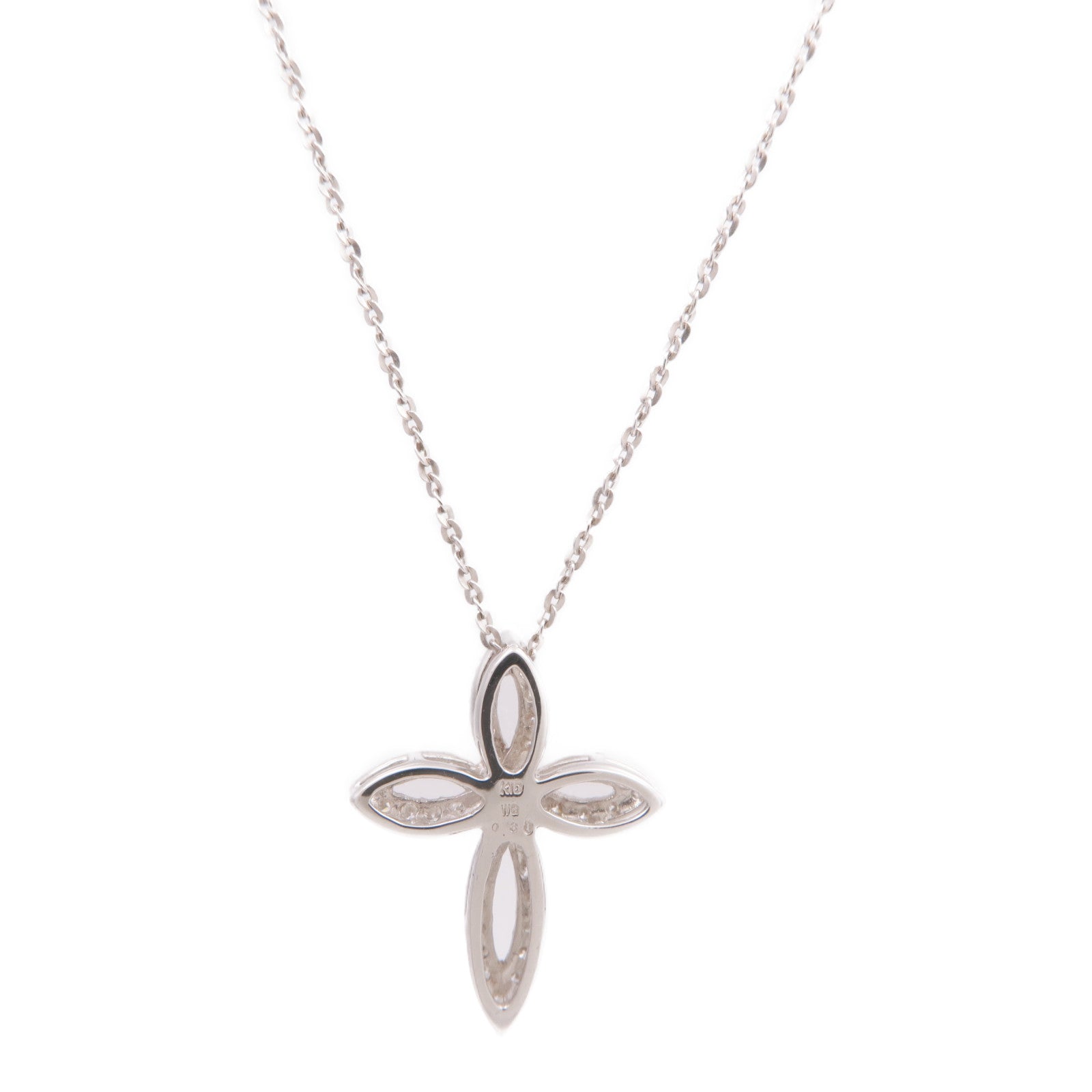 JEWELRY 18K白金Diamond Necklace鑽石項鍊