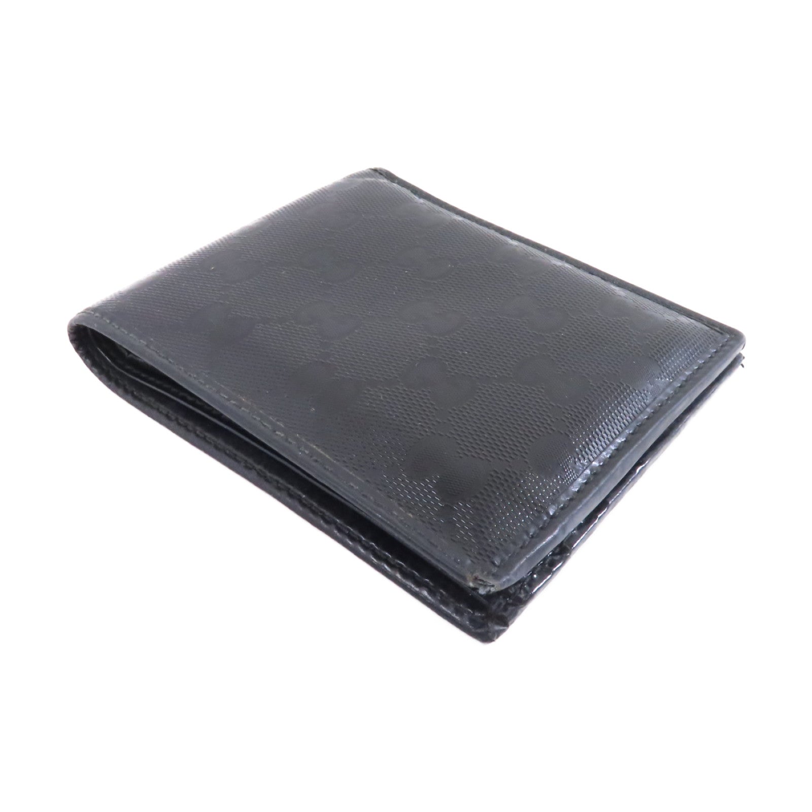 GUCCI 塗層帆布Wallet錢包黑色