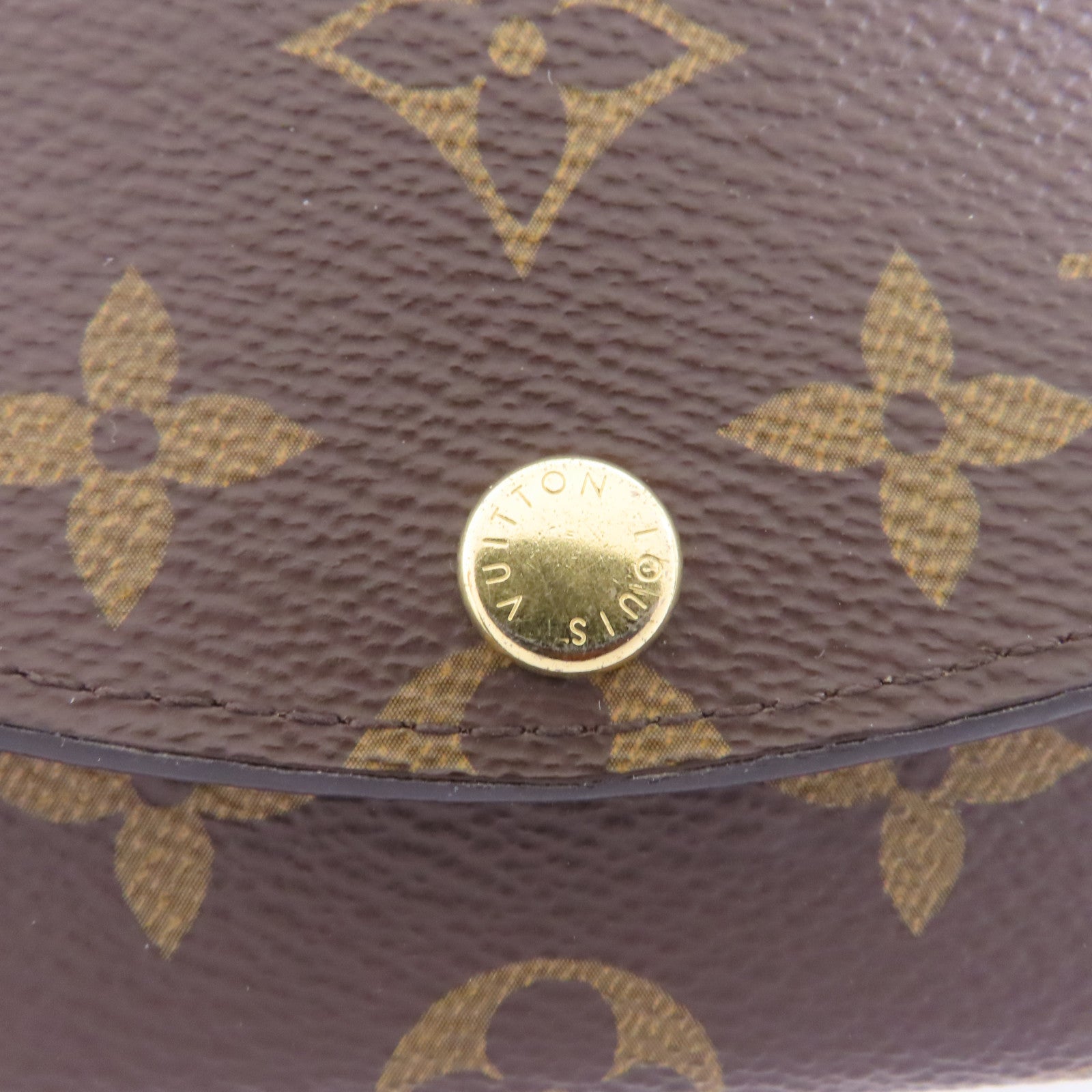 LOUIS VUITTON Monogram Rosalie Coin Purse金扣零錢包啡色/粉紅色