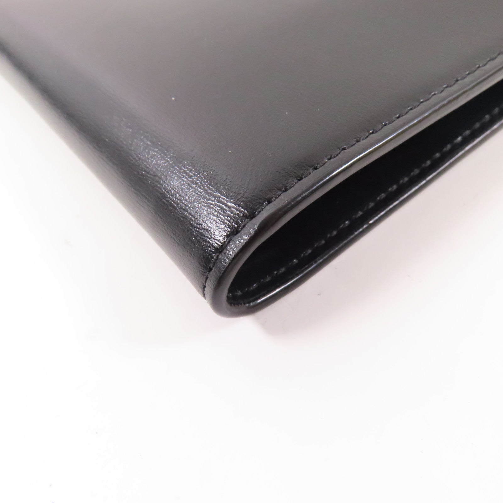 SAINT LAURENT 牛皮皮革Wallet金扣錢包