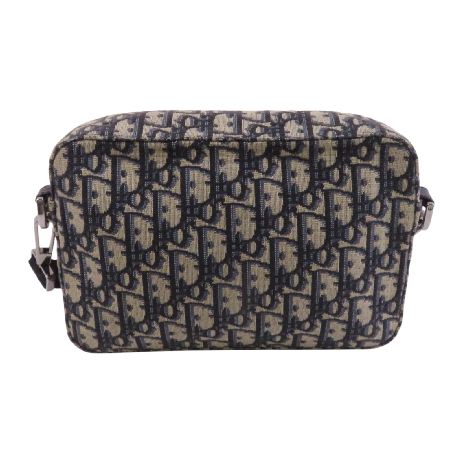 Dior Oblique帆布Safari Oblique銀扣肩背袋
