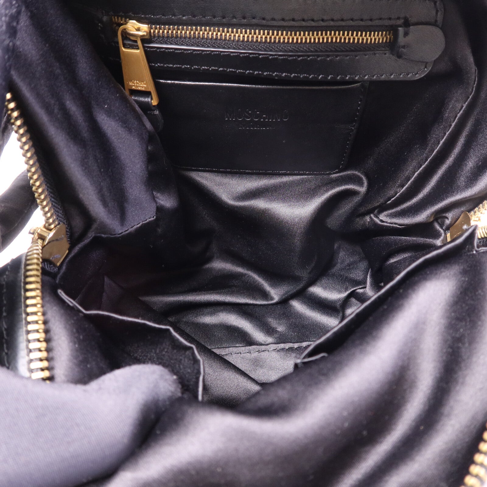MOSCHINO 尼龍Backpack金扣背包