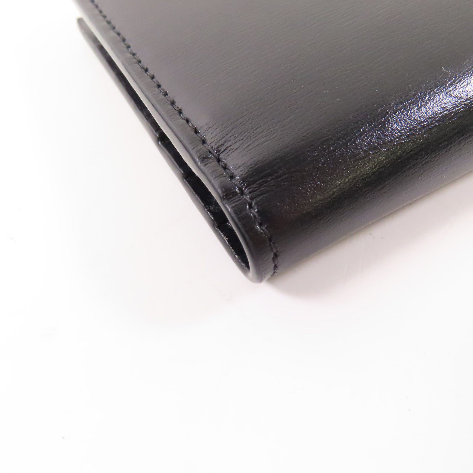 SAINT LAURENT 牛皮皮革Wallet金扣錢包
