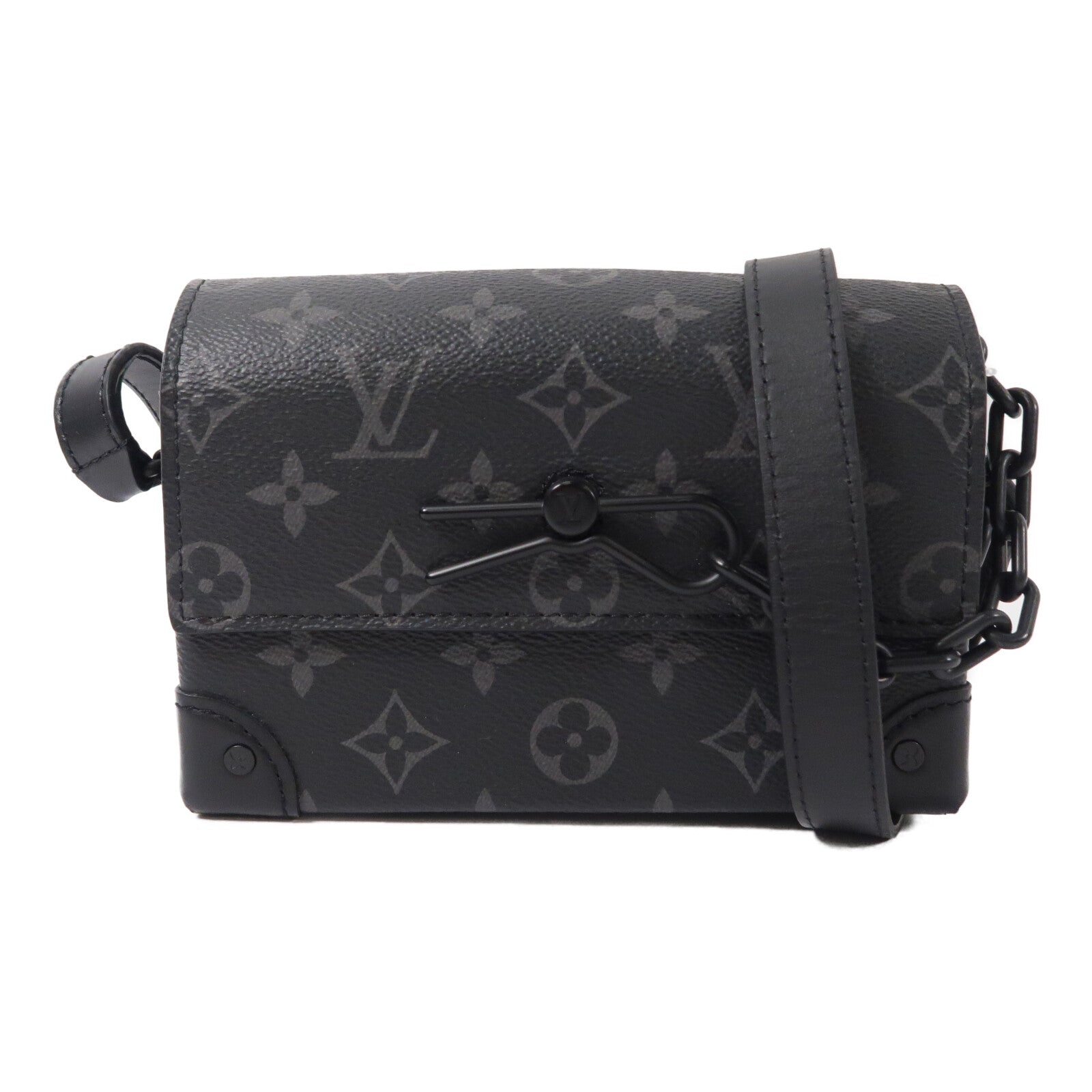 LOUIS VUITTON Monogram Eclipse Steamer肩背袋