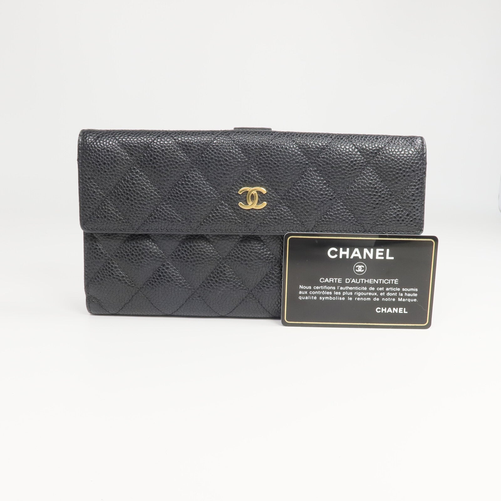 CHANEL 牛皮皮革Long Wallet長錢包
