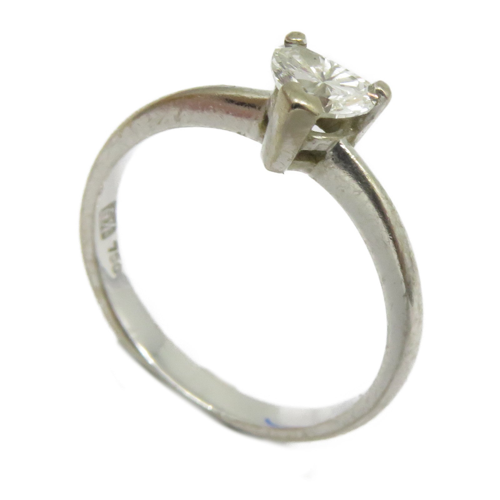 JEWELRY 【激減優惠】18K白金Ring鑽石戒指US#5