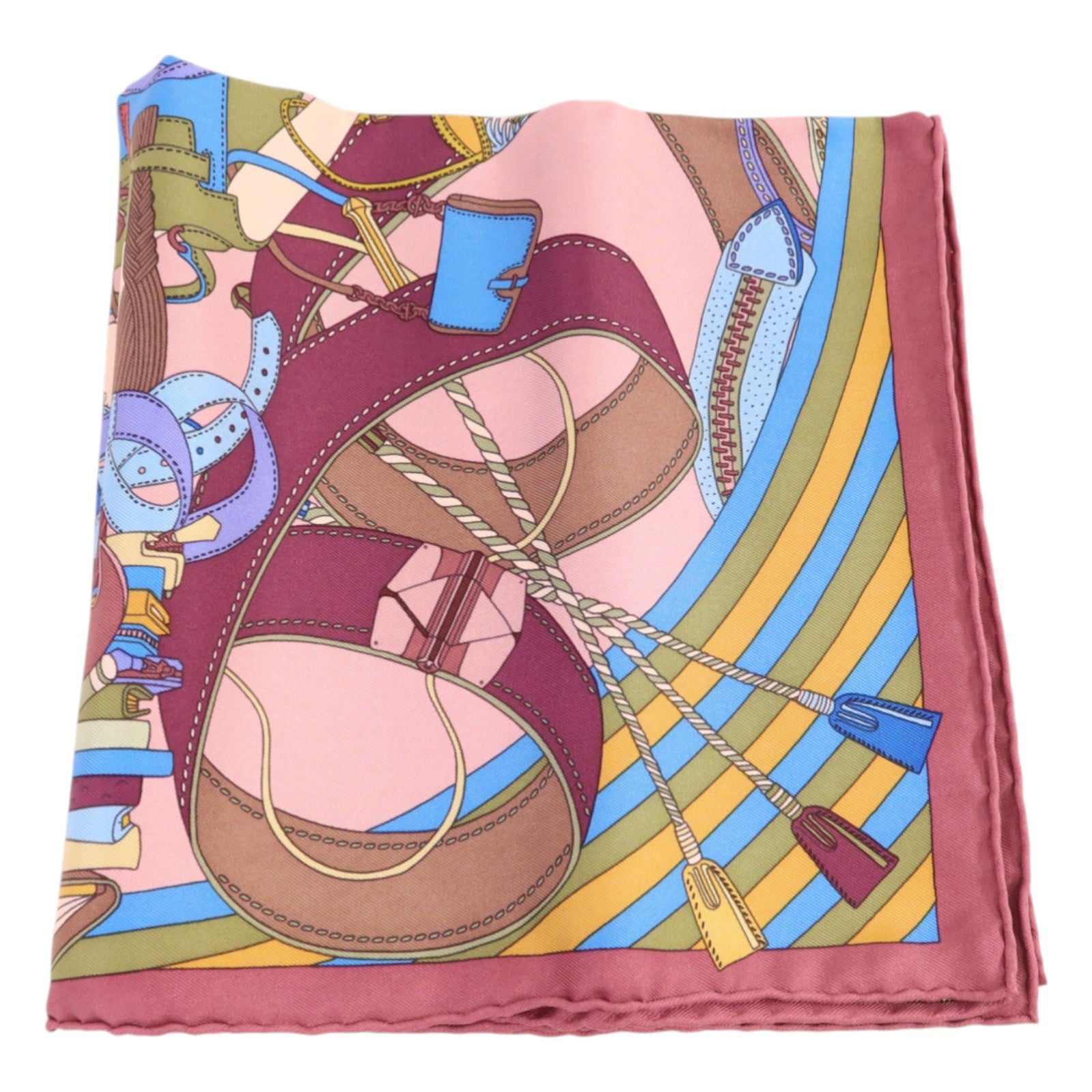 HERMES 絲質Scarf 40x40絲巾