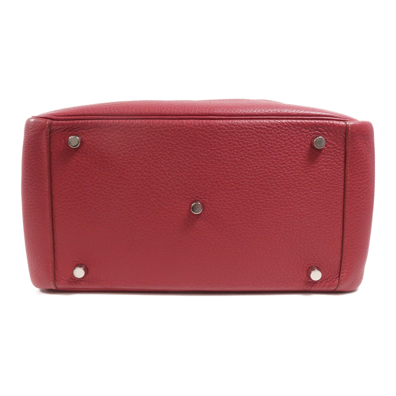 HERMES Clemence皮革Lindy 30手挽肩背兩用袋Ruby