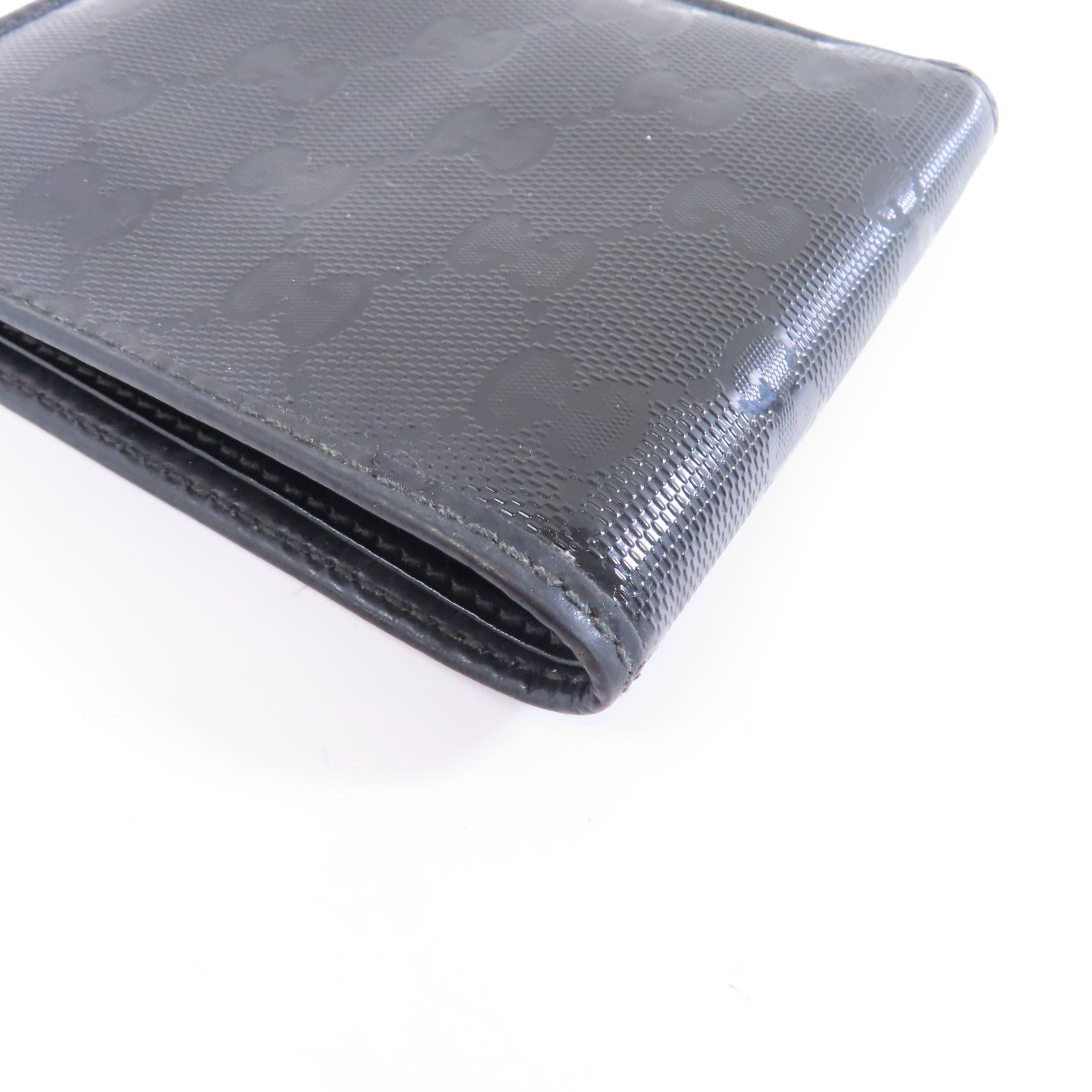 GUCCI 塗層帆布Wallet錢包黑色