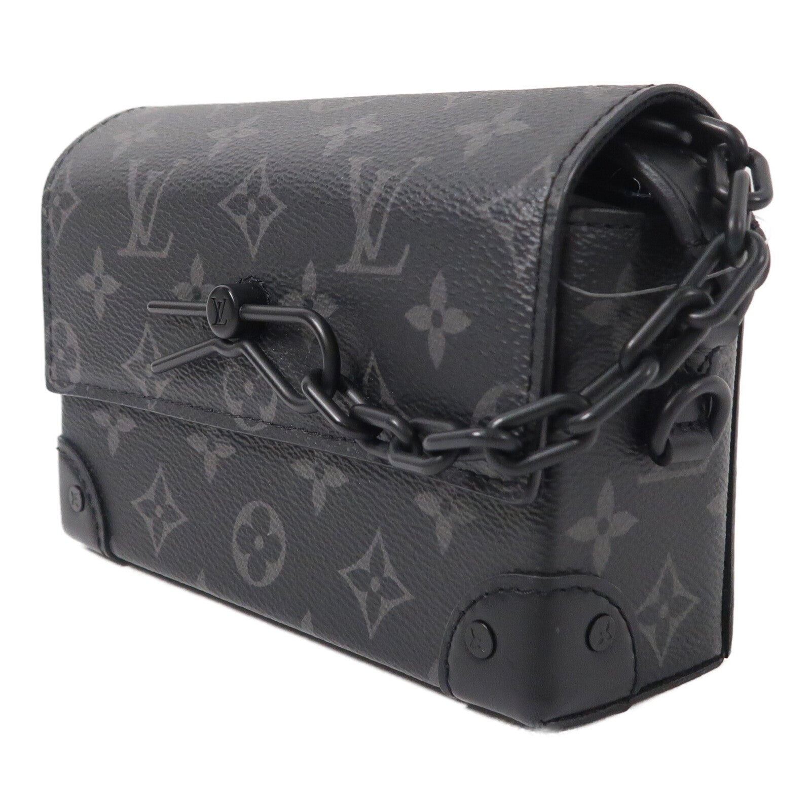 LOUIS VUITTON Monogram Eclipse Steamer肩背袋
