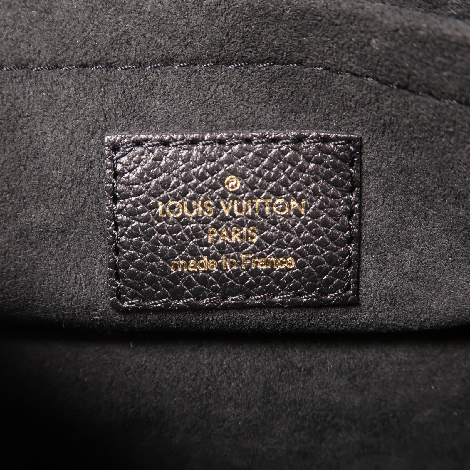 LOUIS VUITTON Monogram Empreinte Speedy Bandouliere 20金扣手挽肩背兩用袋黑色